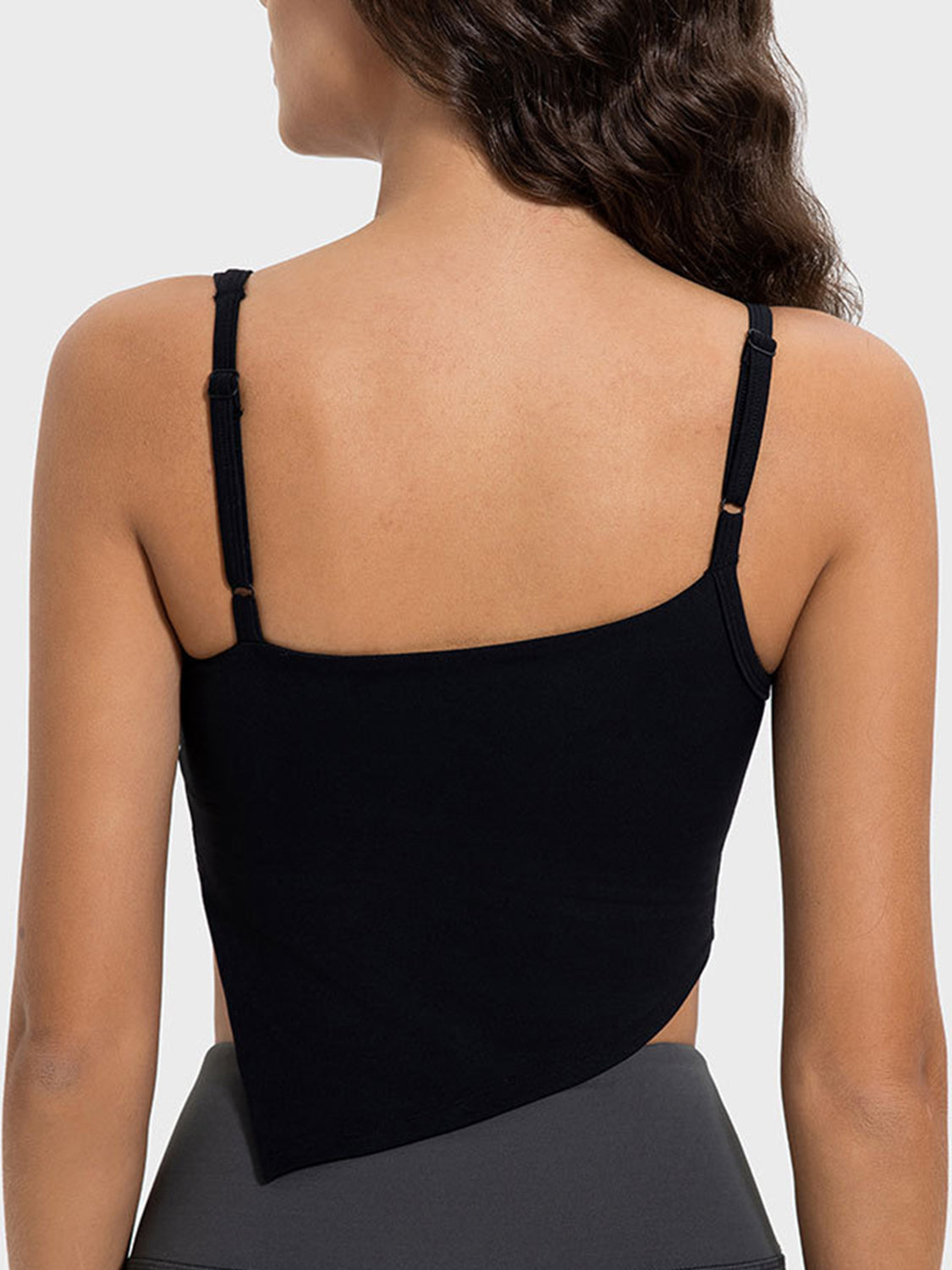 Asymmetrical Neck Slit Yoga Top for Women - Breathable Workout Shirt for Pilates, Running & Gym - Trendy Activewear for Fitness & Lounge