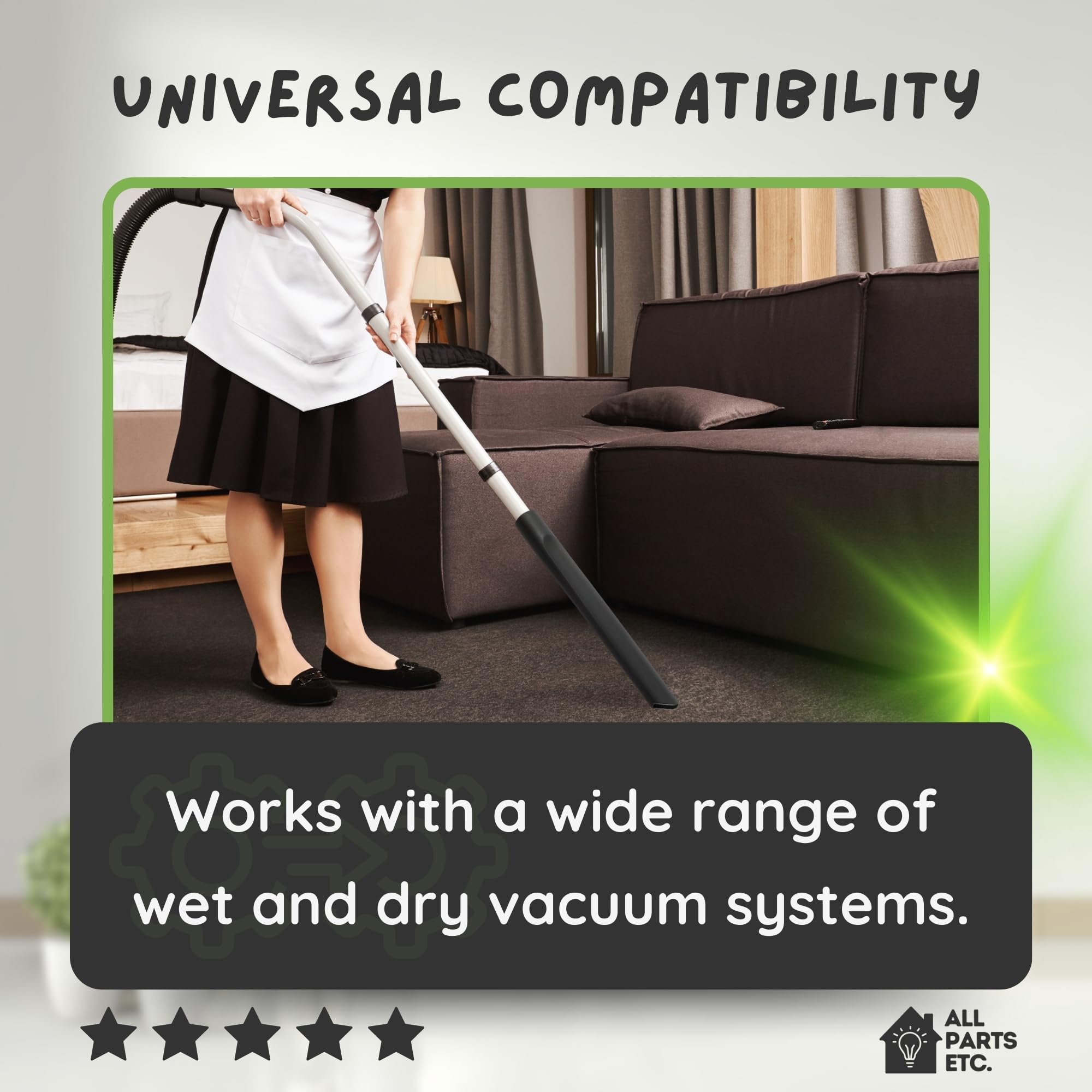 1.25-Inch Wet/Dry Vacuum Crevice Tool - 13.5