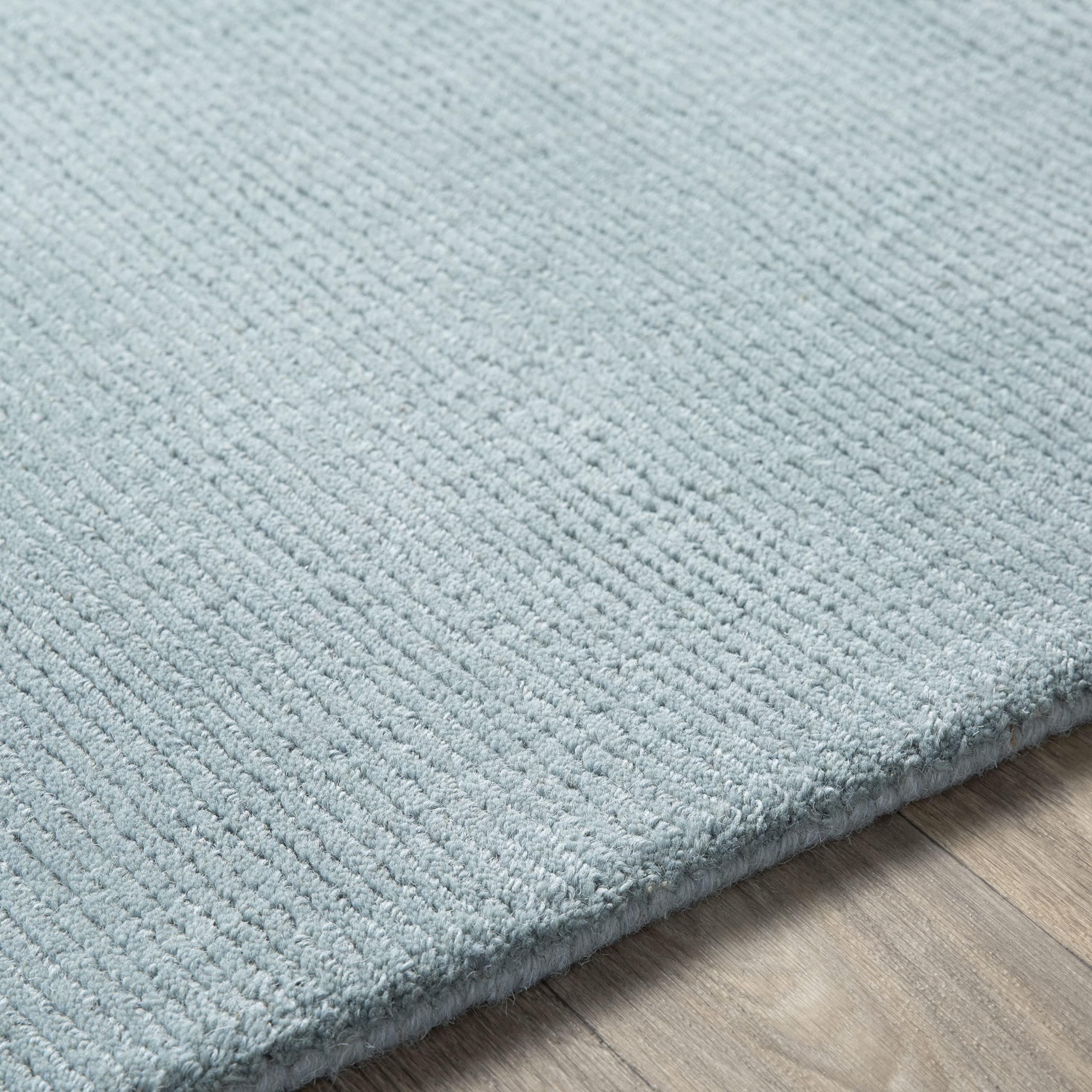 Mark&Day Modern Sage Wool Runner Rug 2'6