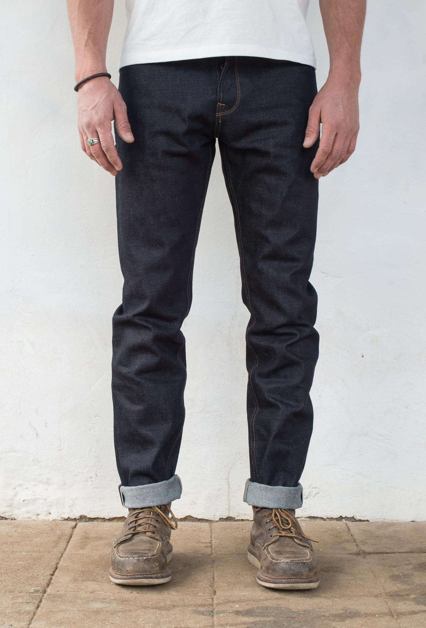 Freenote Portola Classic Tapered 14.5oz Kaihara Selvedge Denim Jeans for Men - Premium Raw Denim Pants for Casual Wear & Work