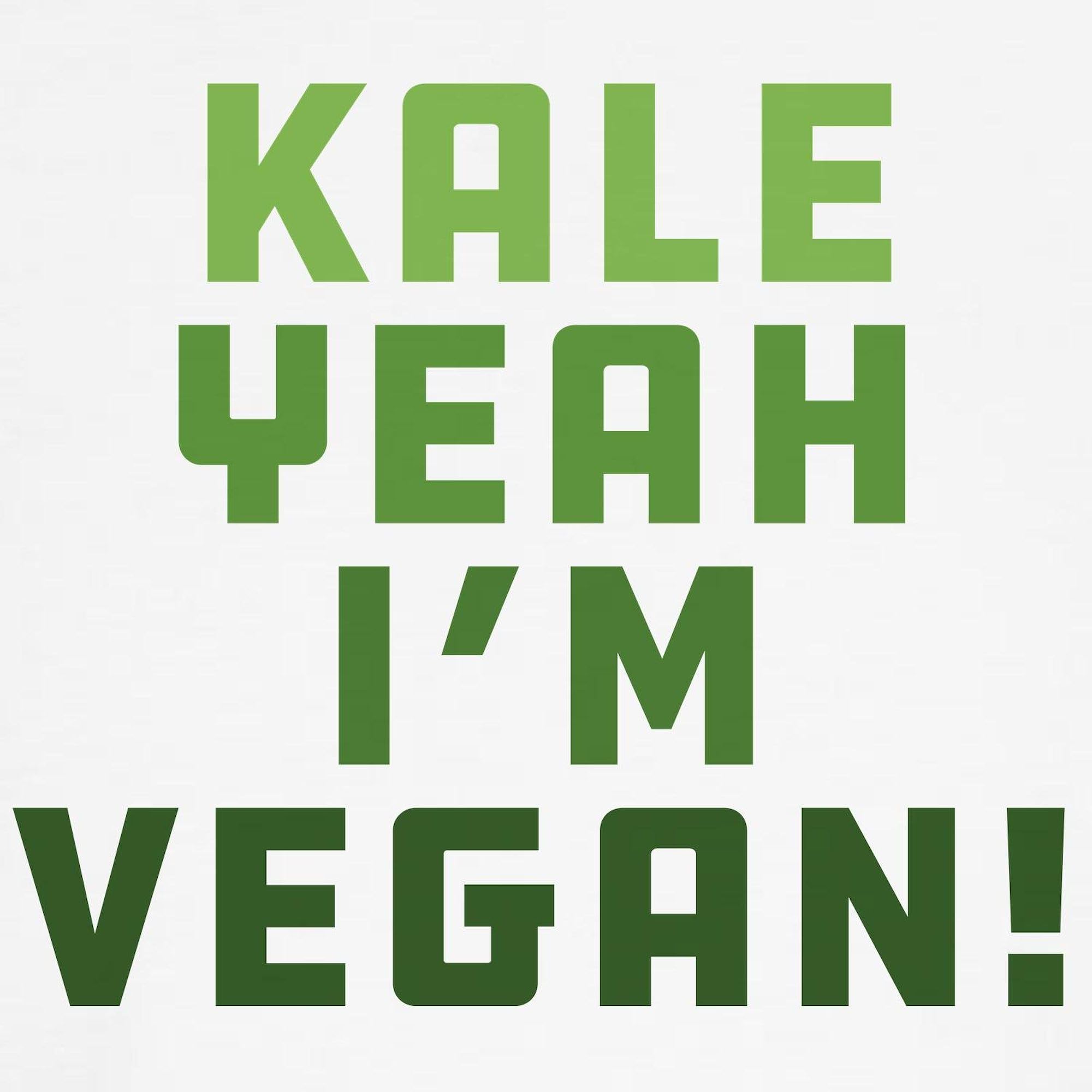 Kale Yeah I'm Vegan Maternity T-Shirt - Women's Ruched Side Pregnancy Tee - Comfortable Vegan Mom Shirt for Casual Wear & Baby Showers