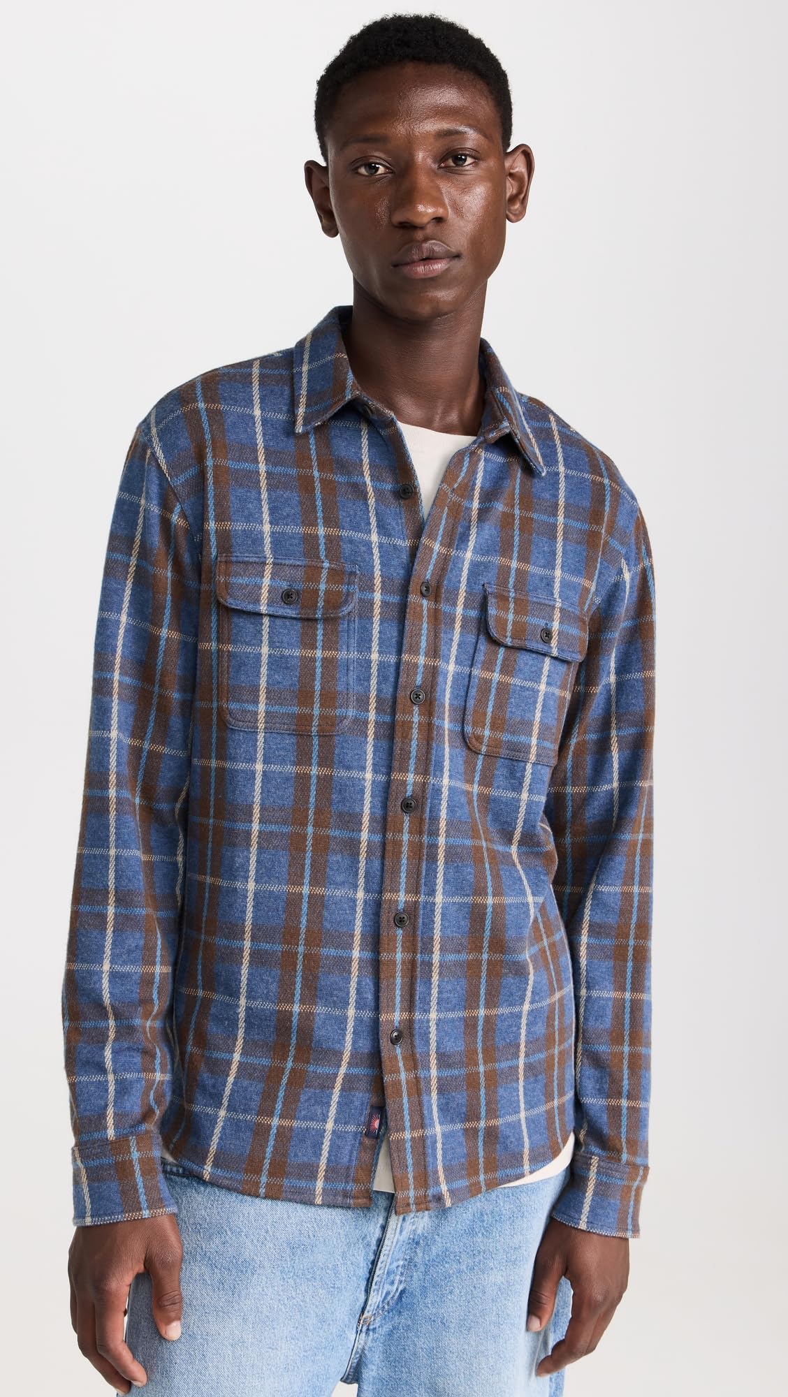 Faherty Men's Legend Sweater Shirt - Soft Cotton Blend Pullover for Casual Wear, Layering & Outdoor Activities