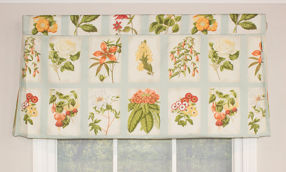 Essex Botanical Sidekick Valance - Elegant Window Treatment for Living Room & Bedroom Decor