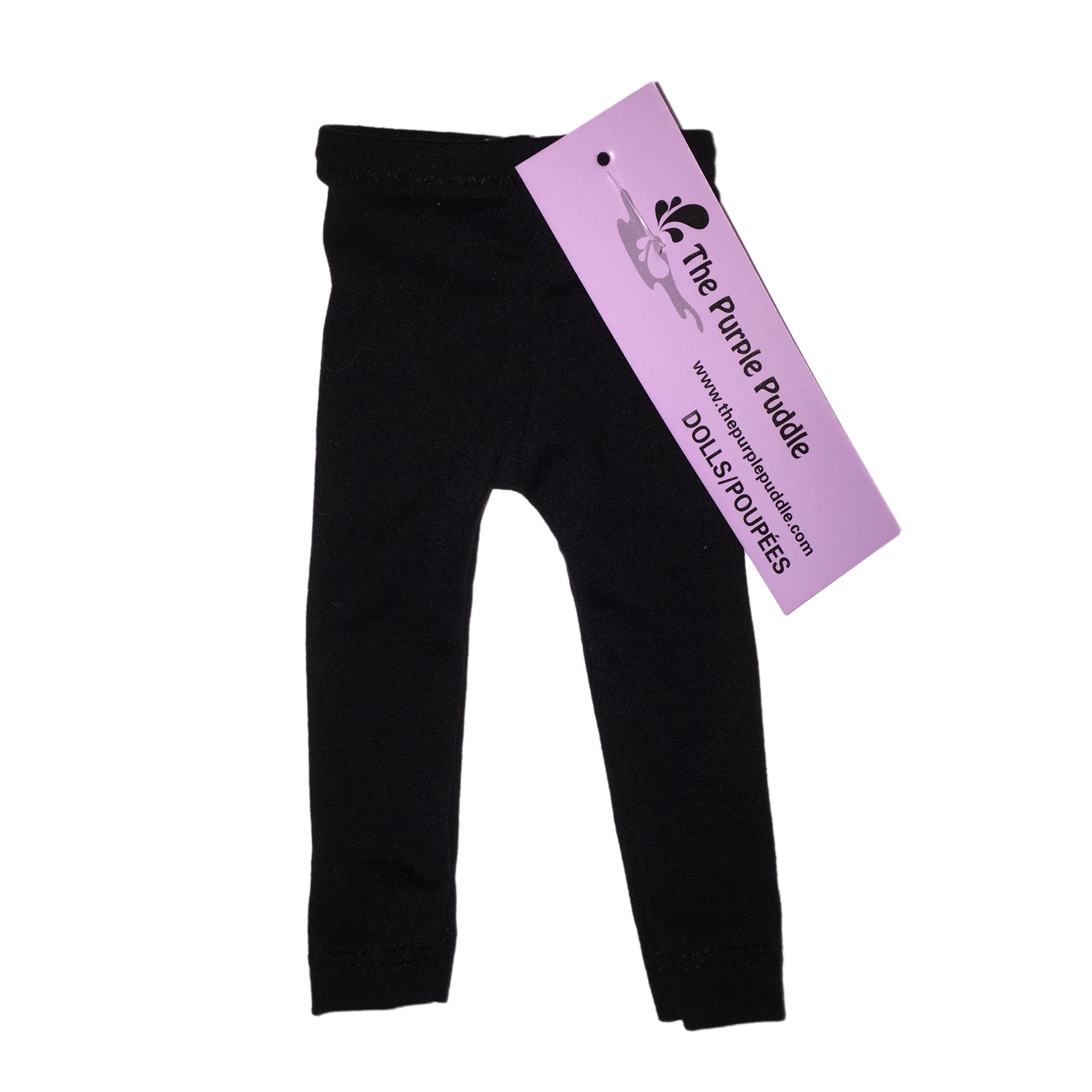 Black Doll Leggings for Women - High Waisted Stretchy Yoga Pants - Cute Printed Tights for Casual Wear, Workout & Lounge