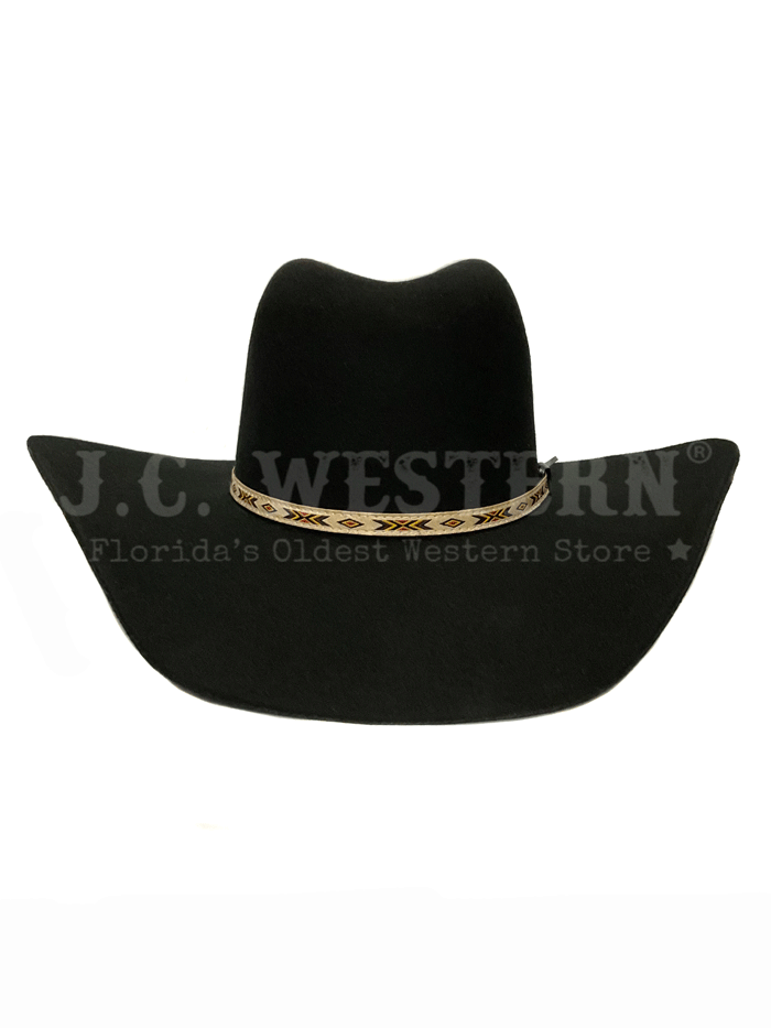 Resistol RWTMPE 914407 TEMPE 3X Western Felt Hat for Men - Black Cowboy Hat for Rodeo, Ranch & Outdoor Activities