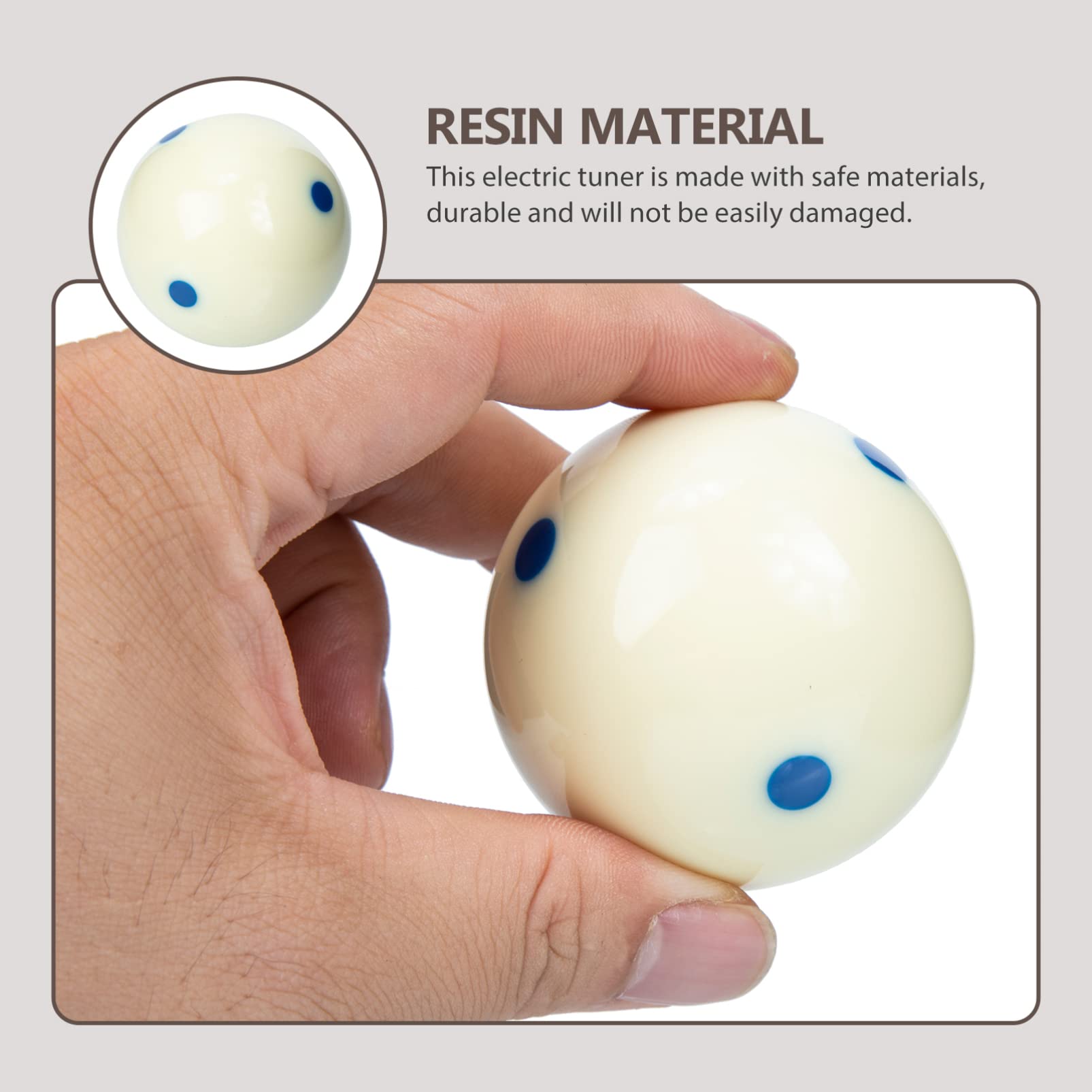 Professional Billiard Cue Ball - White Replacement Pool Cue Accessory for Training & Game Play | Durable Billiard Balls for Clubs, Swimming Pools & Home Game Rooms