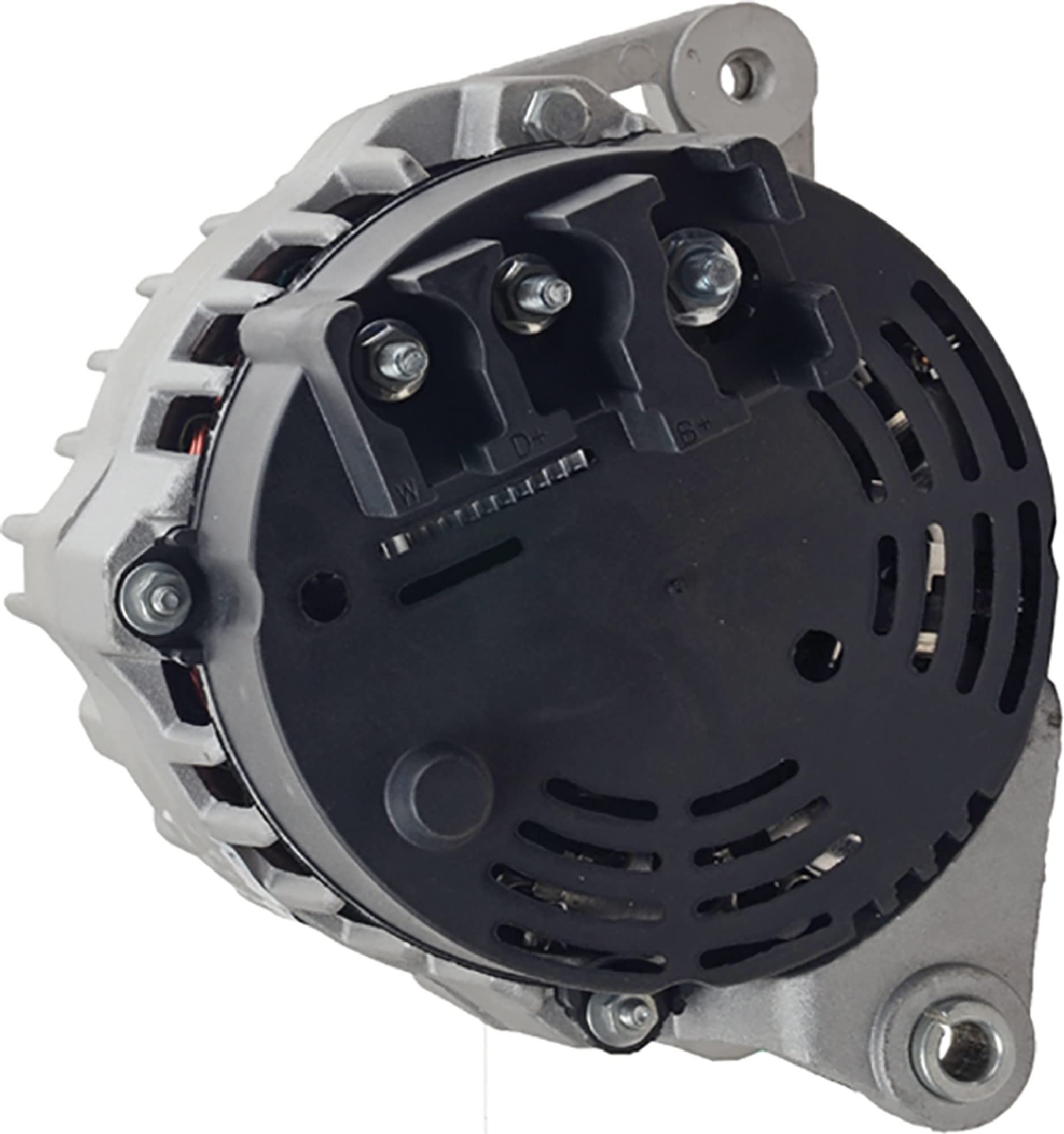 DB Electrical ROTA0191 75 Amp 12V Alternator Compatible with Bobcat T40170, 63377461, 225-3141, 225-3143 - Internal Fan & Regulator - Replacement for Construction & Farm Equipment