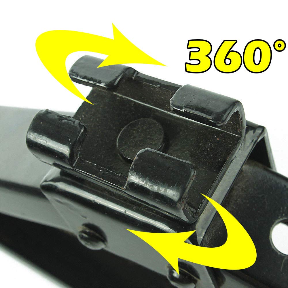 2 Ton (4,409 lbs) Heavy Duty Scissor Jack - Car Trailer Truck SUV RV Van Stabilizer with Quick Lift Speed Handle - Perfect for Emergency Roadside Repairs & Vehicle Leveling