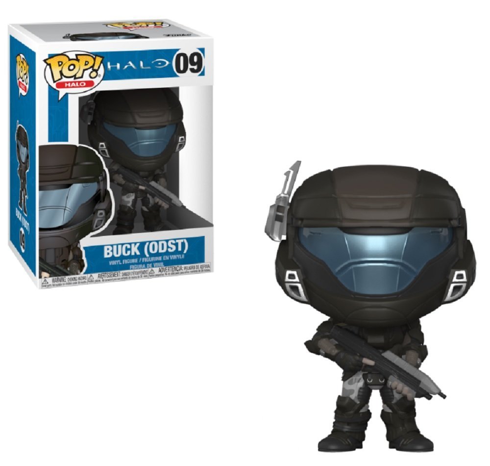 Funko Pop! Halo ODST Vinyl Figure - Orbital Drop Shock Trooper Buck with Pop Box Protector | Collectible Gaming Merchandise for Halo Fans & Video Game Decor
