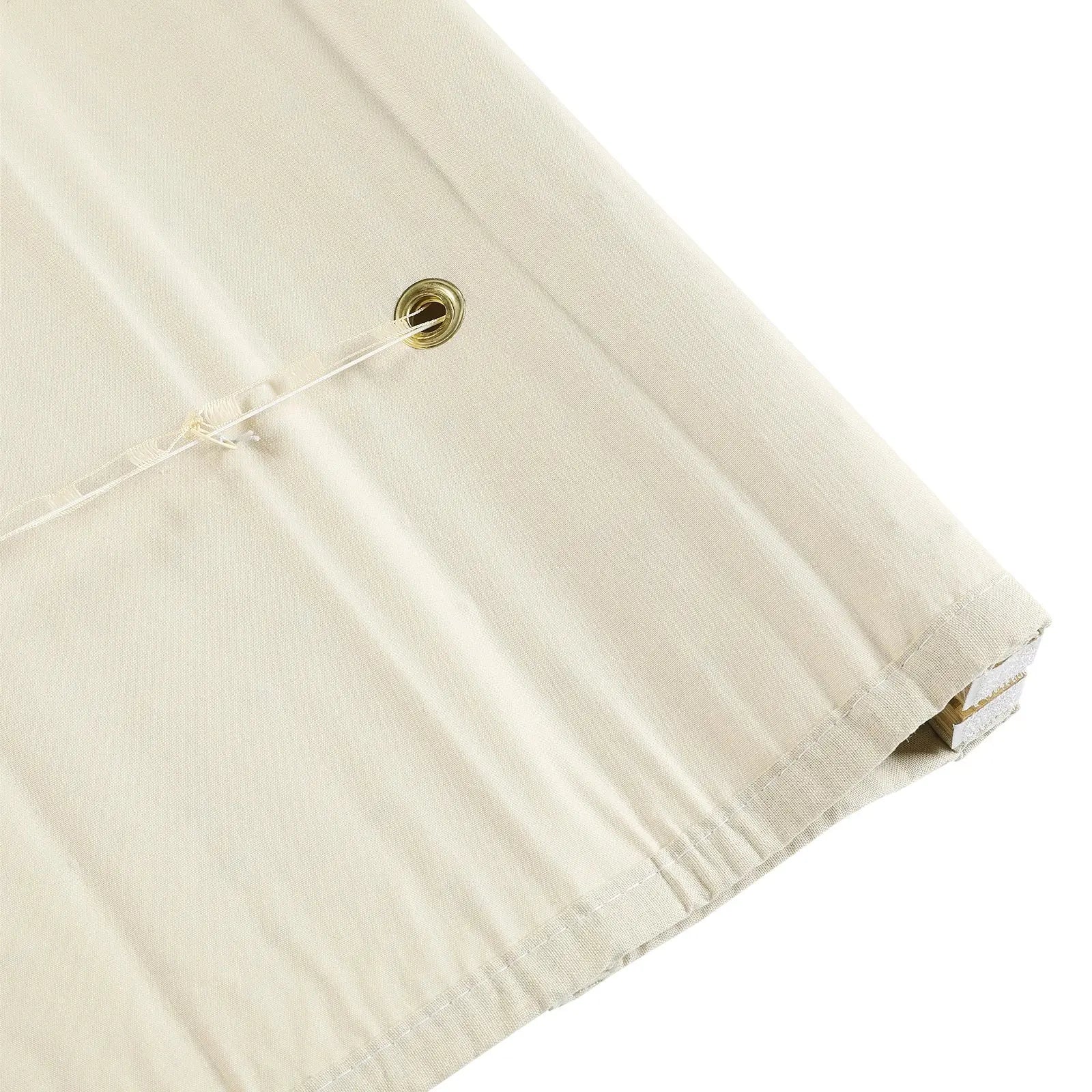 Sybil Bamboo Roman Shade - Winter White Window Treatment | Natural Eco-Friendly Blinds for Living Room, Bedroom & Office