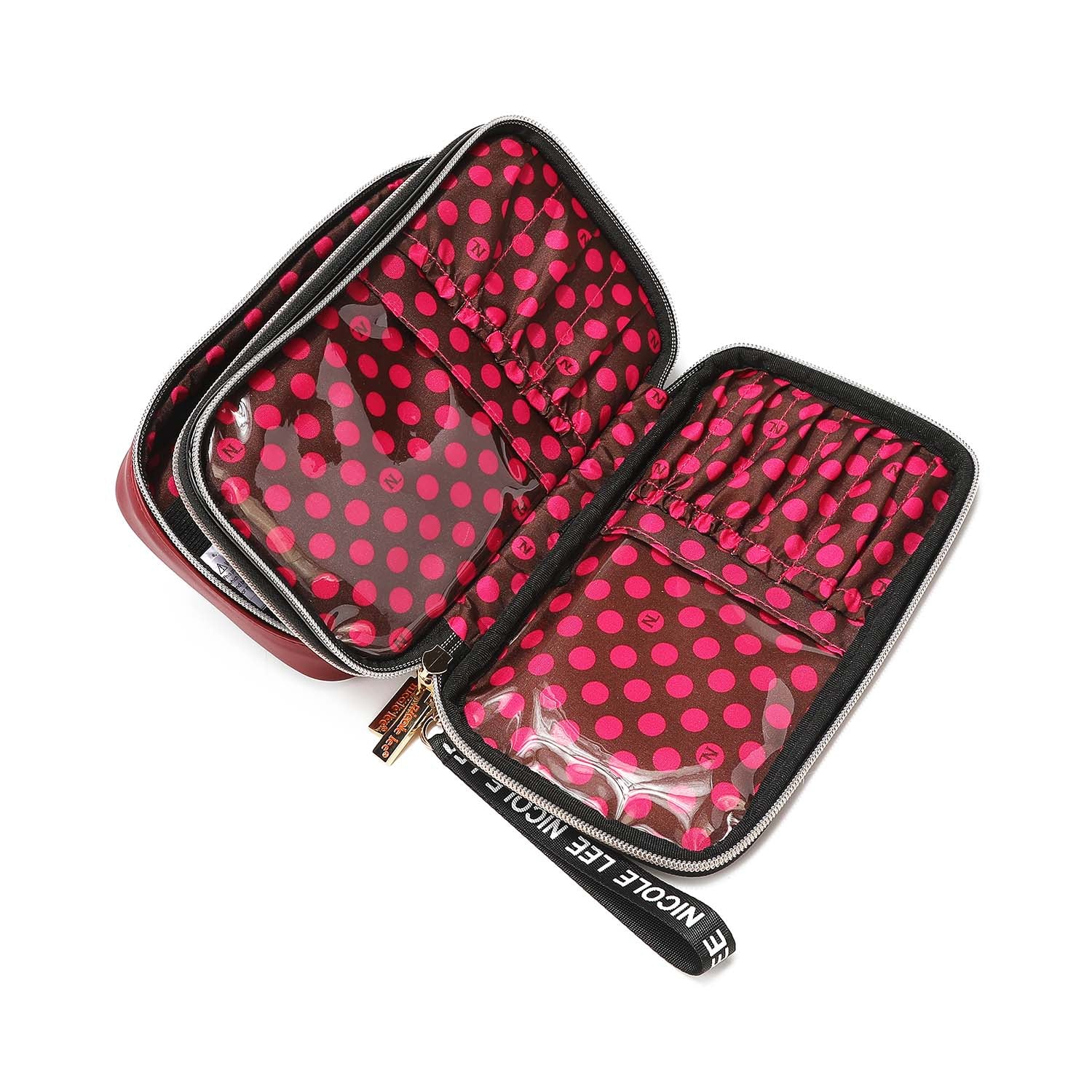 Professional Cosmetic & Brush Organizer Case - Portable Makeup Storage for Travel, Home, and Salon Use