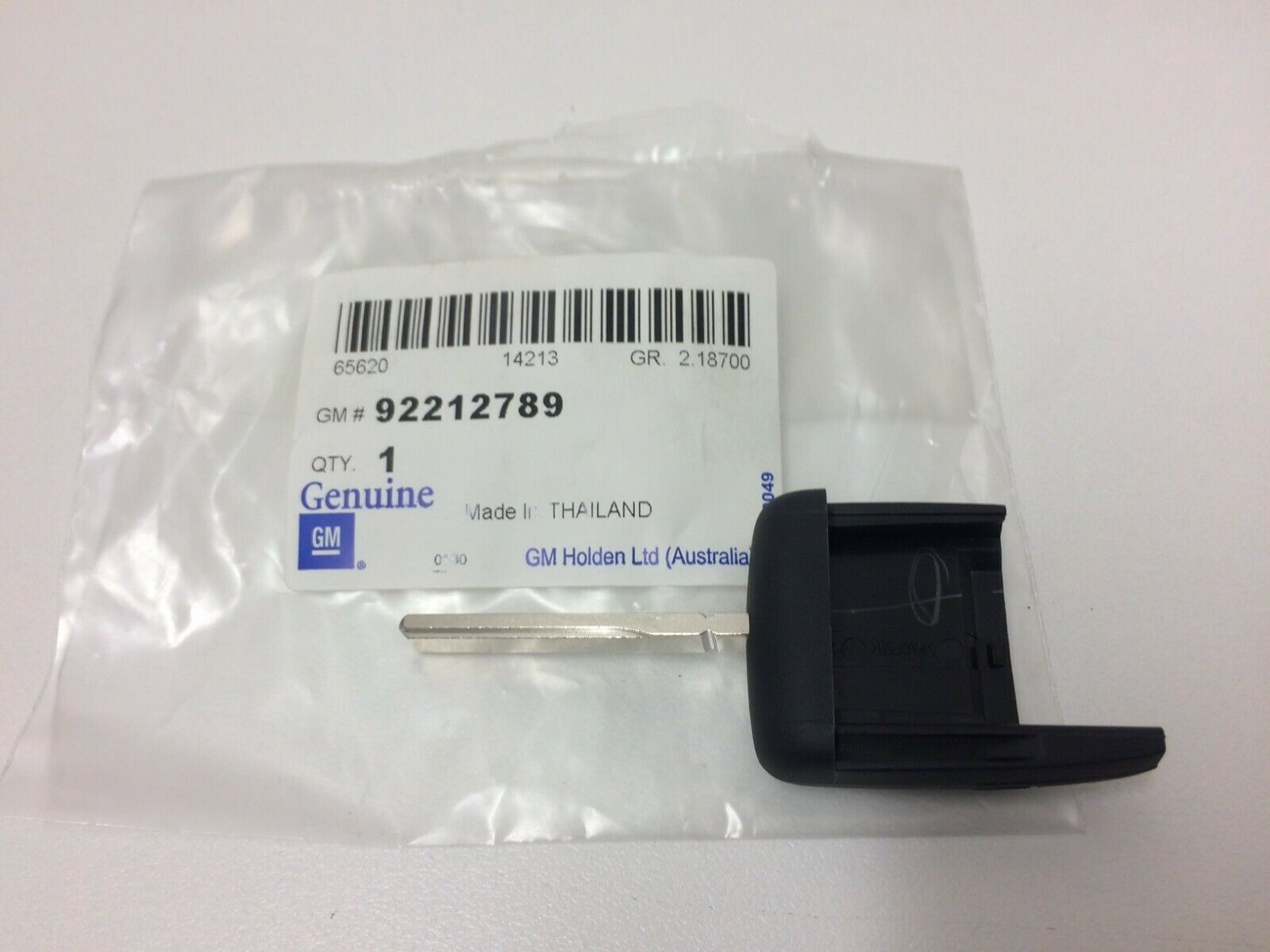 VE Commodore Blank Key with Pontiac Logo 92212789 - Replacement Car Key for GM Vehicles | Perfect for Key Duplication & Emergency Spare