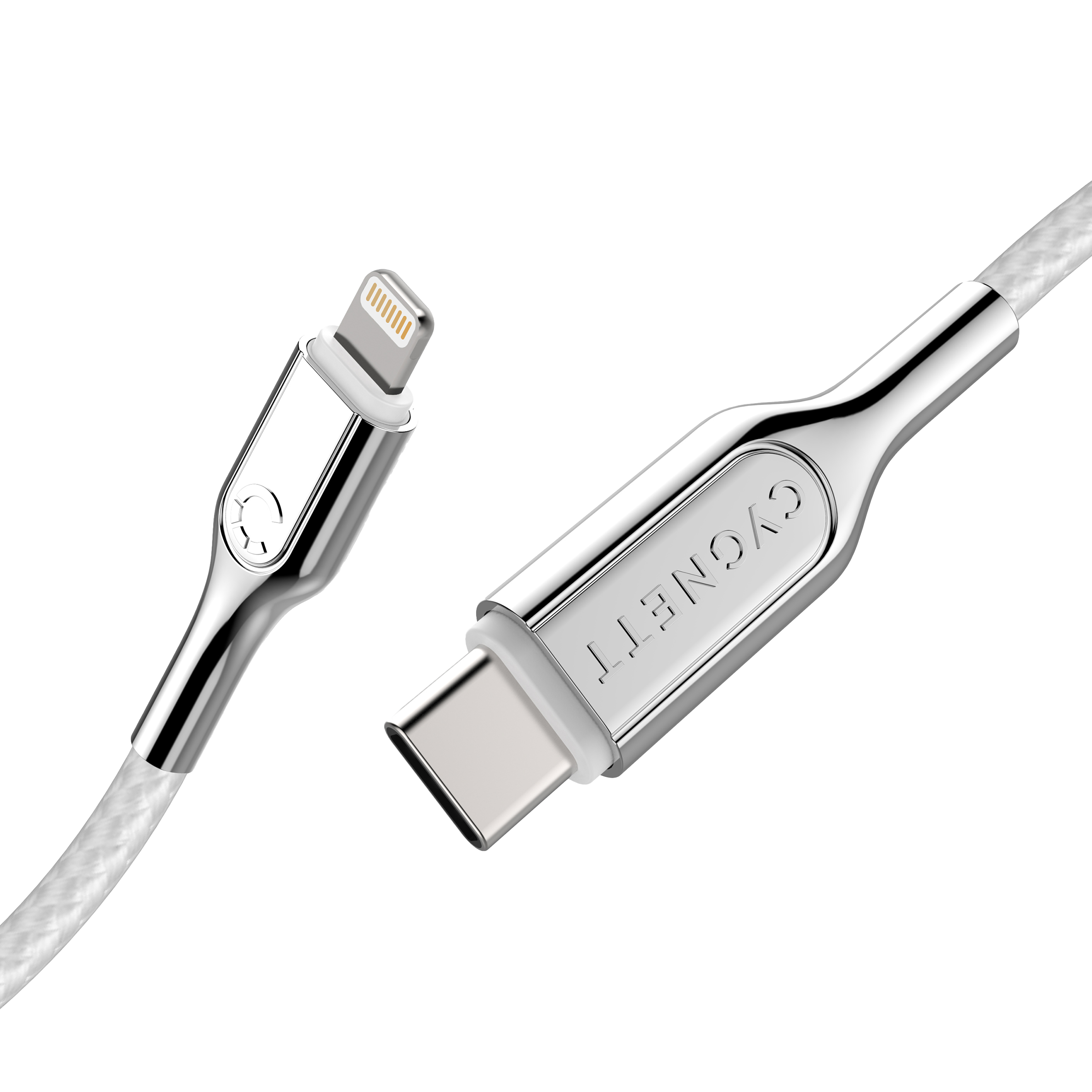 Fast Charging Lightning to USB C Cable 1m White - Compatible with iPhone 14/13/12/11/X & iPad - Perfect for Home, Office & Travel Charging