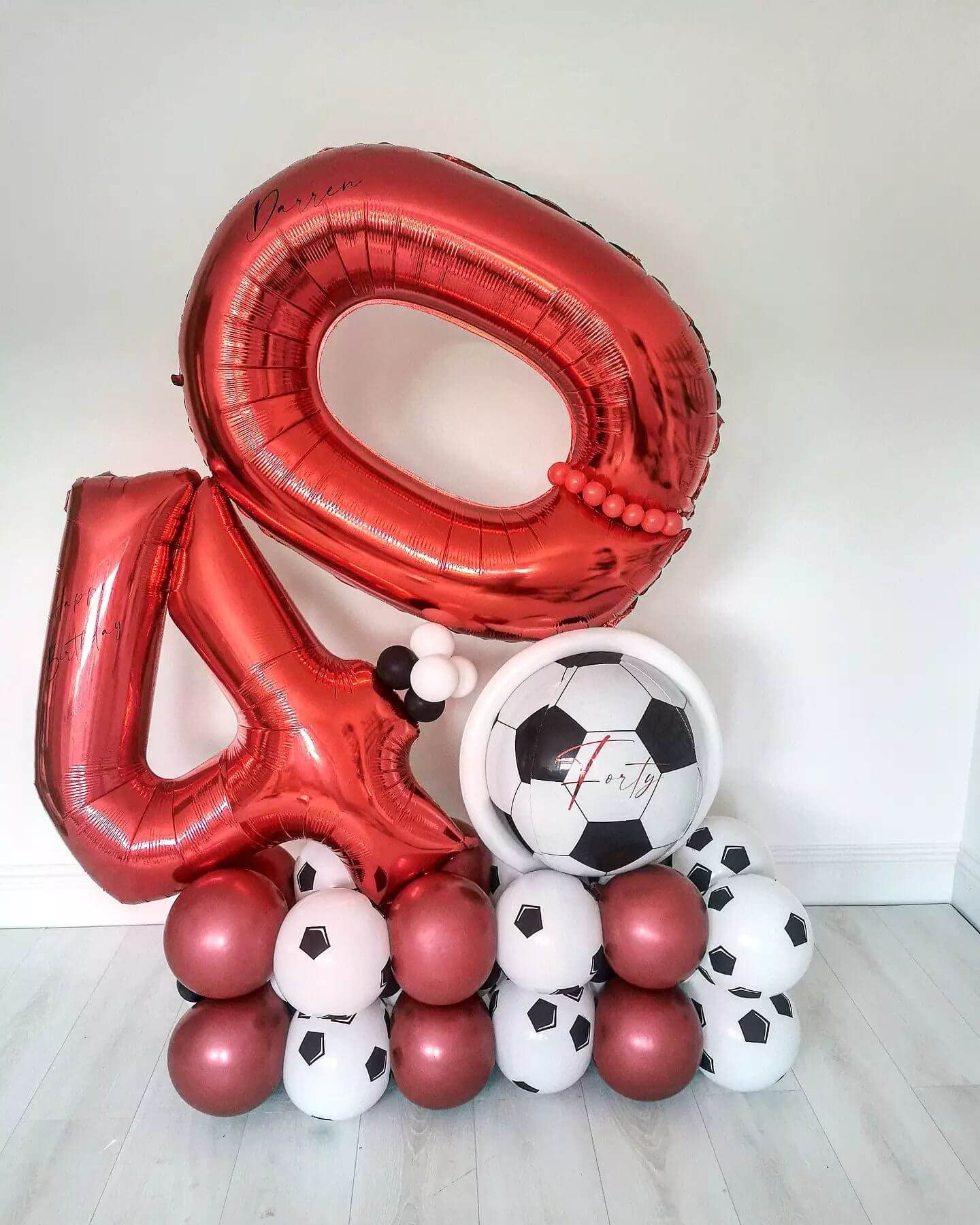 40 Inch Red Number 40 Balloons - Giant 40th Birthday Party Decorations - Anniversary Celebration Supplies - Perfect for Birthday Parties, Anniversaries, Graduations & Milestone Events