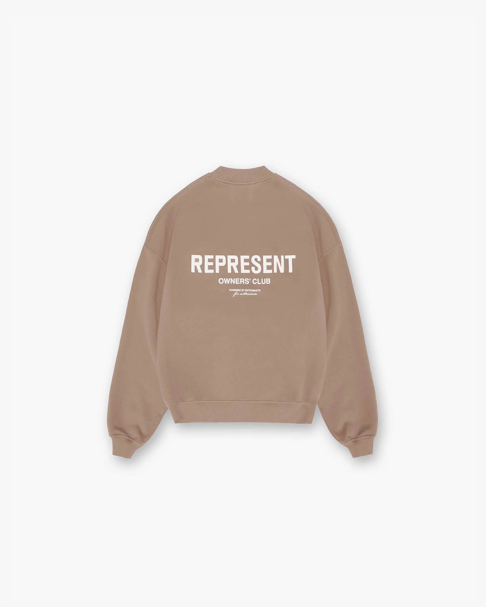 Represent Owners Club Sweater - Premium Stucco Knit Pullover for Men & Women | Cozy Casual Wear for Street Style & Lounge Outfits