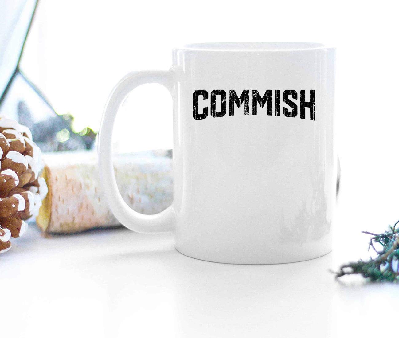 Fantasy Football Commissioner Cup - 11Oz Hilarious Mug for Football Lovers, Best Friend Birthday Gift Idea, Perfect for Game Day, Office, or Home Use