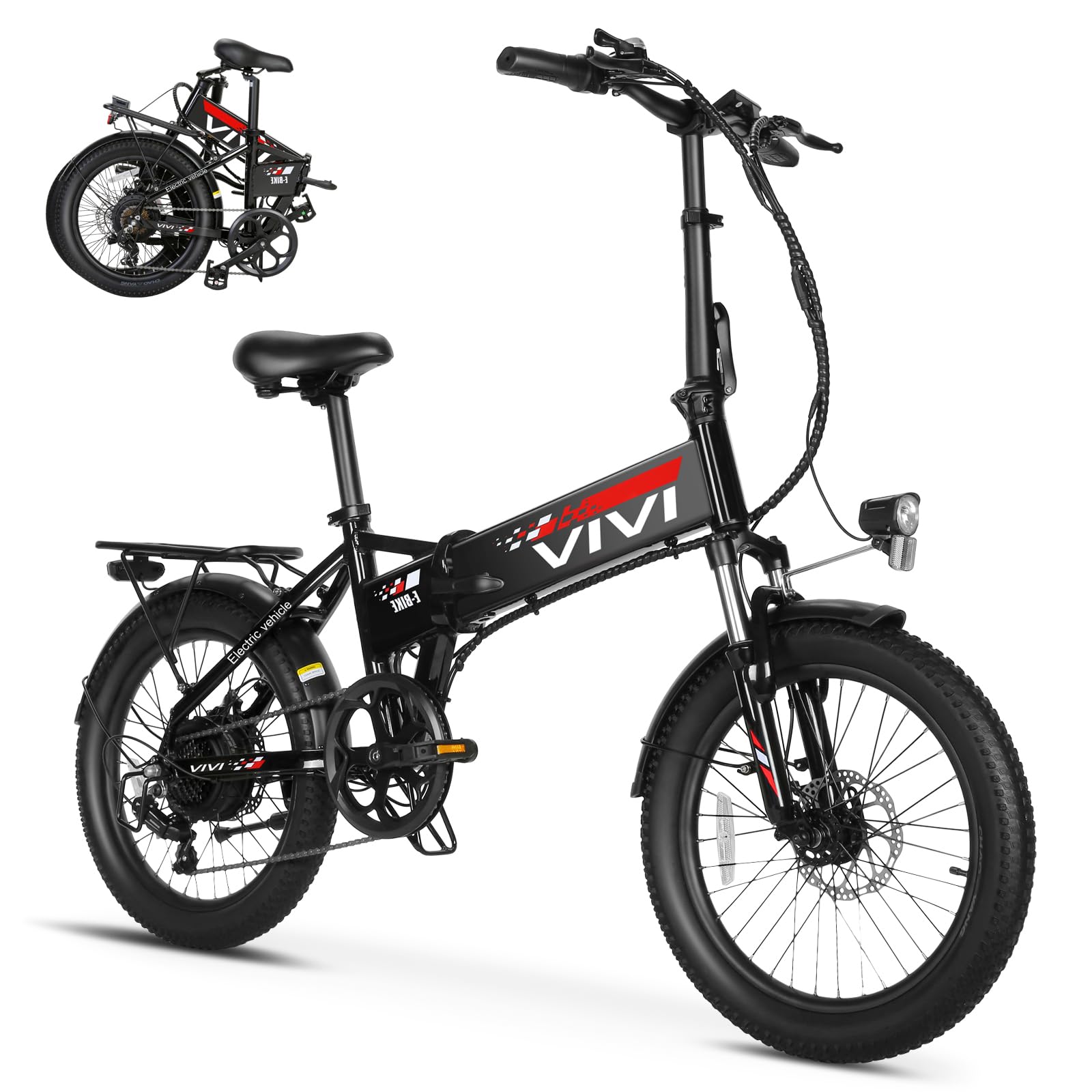 Vivi 750W Folding Electric Bike - 20