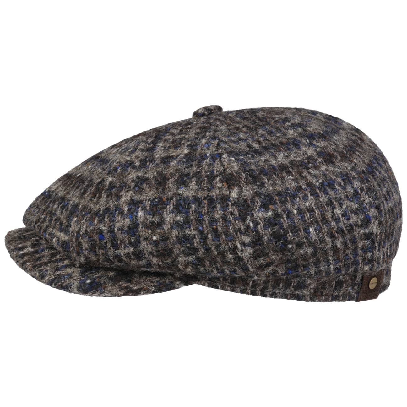 Stetson Hatteras Hoback Virgin Wool Newsboy Cap - Classic Wool Flat Cap for Men, Winter & Fall Fashion, Outdoor & Casual Wear
