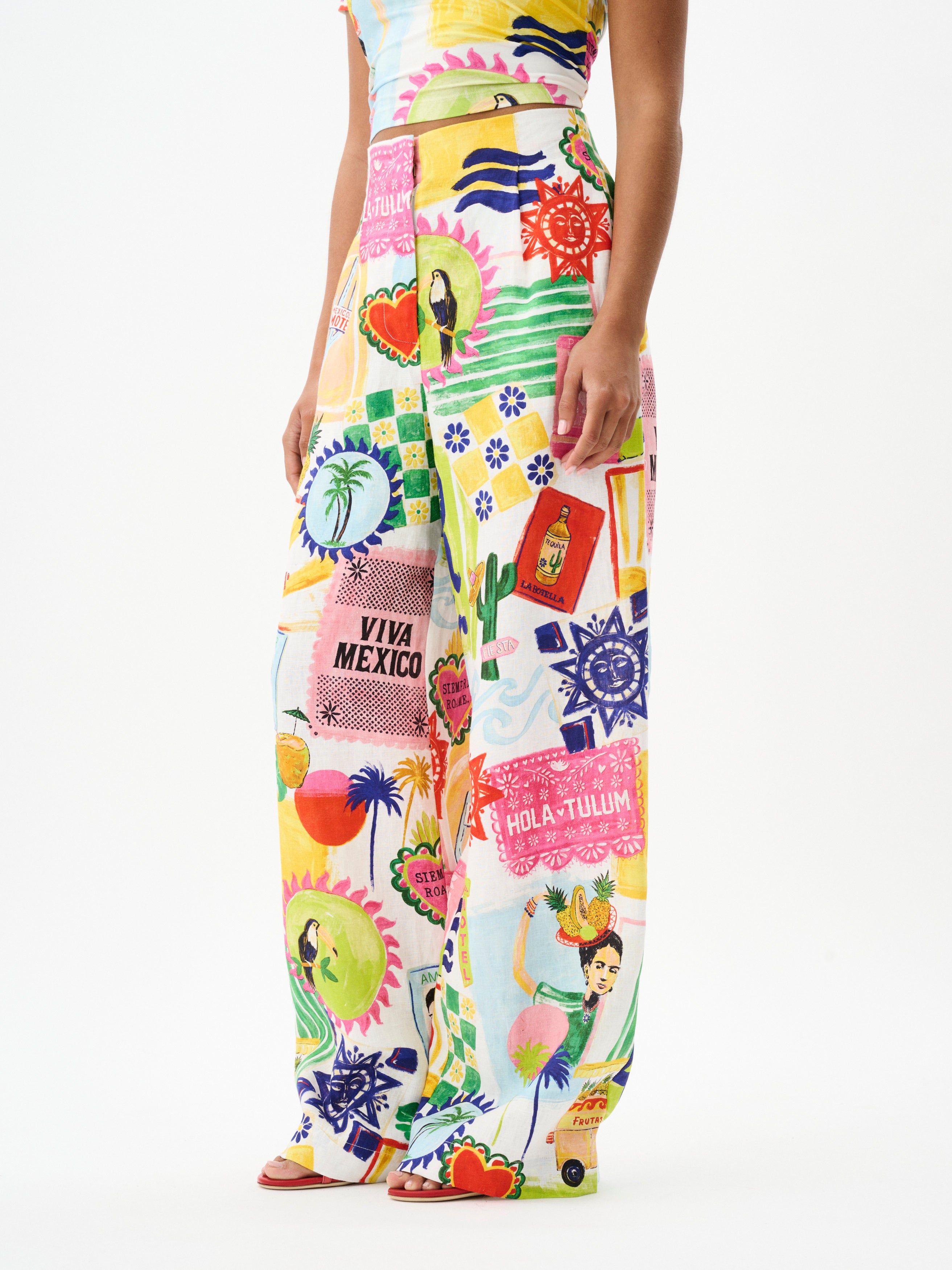 BECKFORD PANT HOLA TULUM - Stylish Women's Casual Pants for Travel, Beach & Everyday Wear | Comfortable & Fashionable Trousers