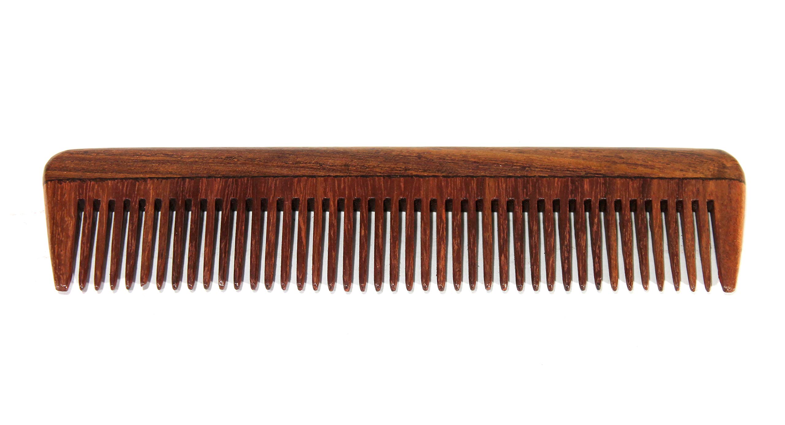 Premium Handmade Sheesham Wood Pocket Comb for Men & Women - Natural Wooden Beard & Hair Comb - 5 Inch Travel Size - Perfect for Grooming, Styling & On-the-Go Use