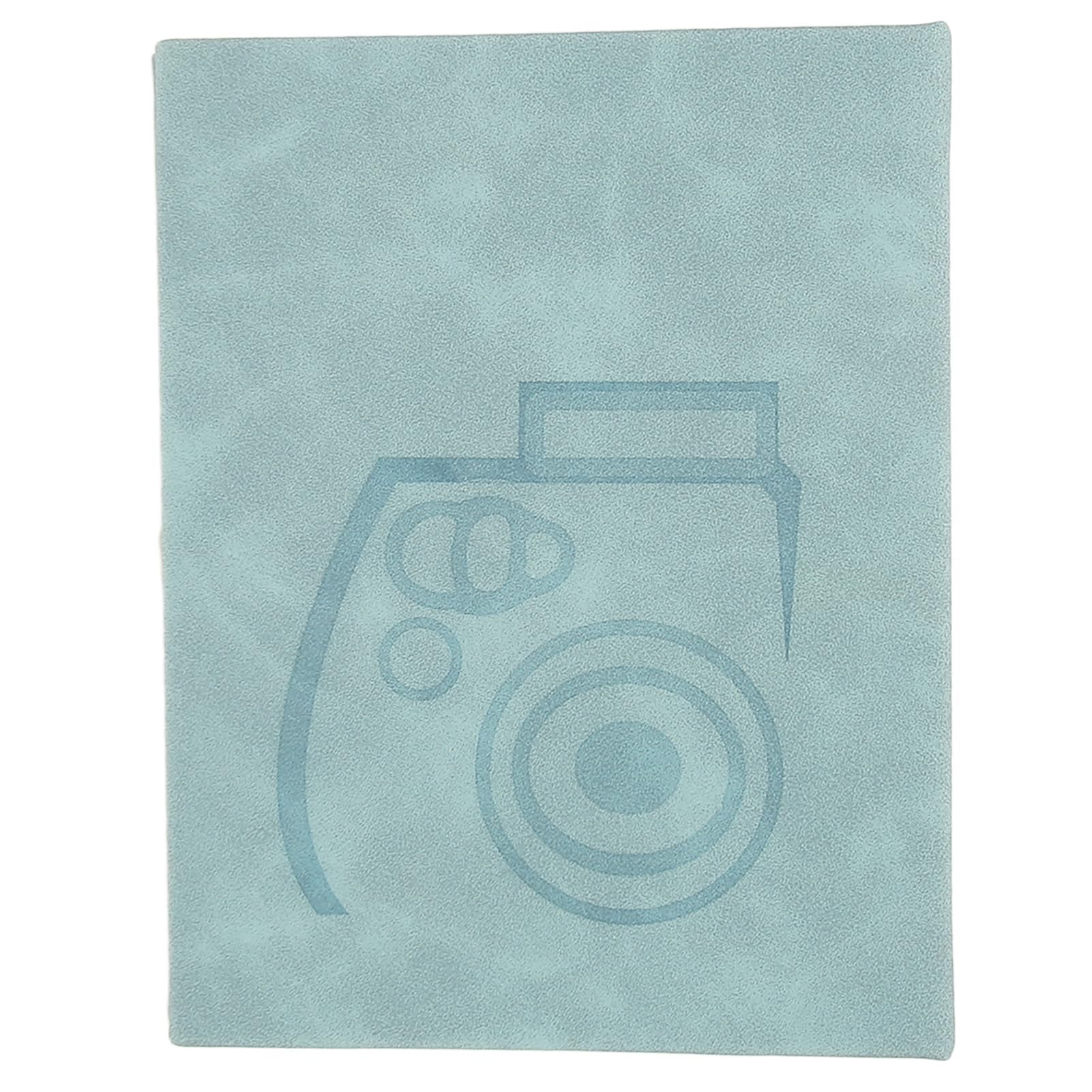 64-Pocket Suede Photo Album for Fujifilm Instax Mini 11/12/40/EVO/7+/7s/LiPlay/90/9 - 3 Inch Instant Film Storage Organizer (Mint Green) - Perfect for Travel, Wedding, Baby Photos & Memory Keeping