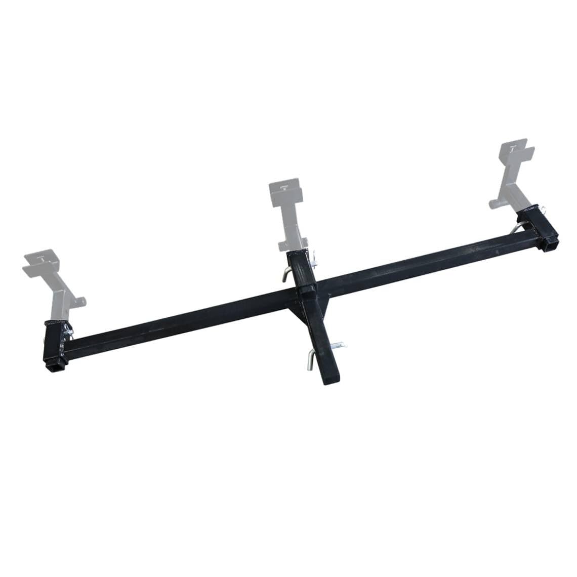 Heavy Duty Triple Adapter for Trash Can Grabber & Tractor Hitch - Garbage Hauler Accessory for Waste Management & Yard Cleanup
