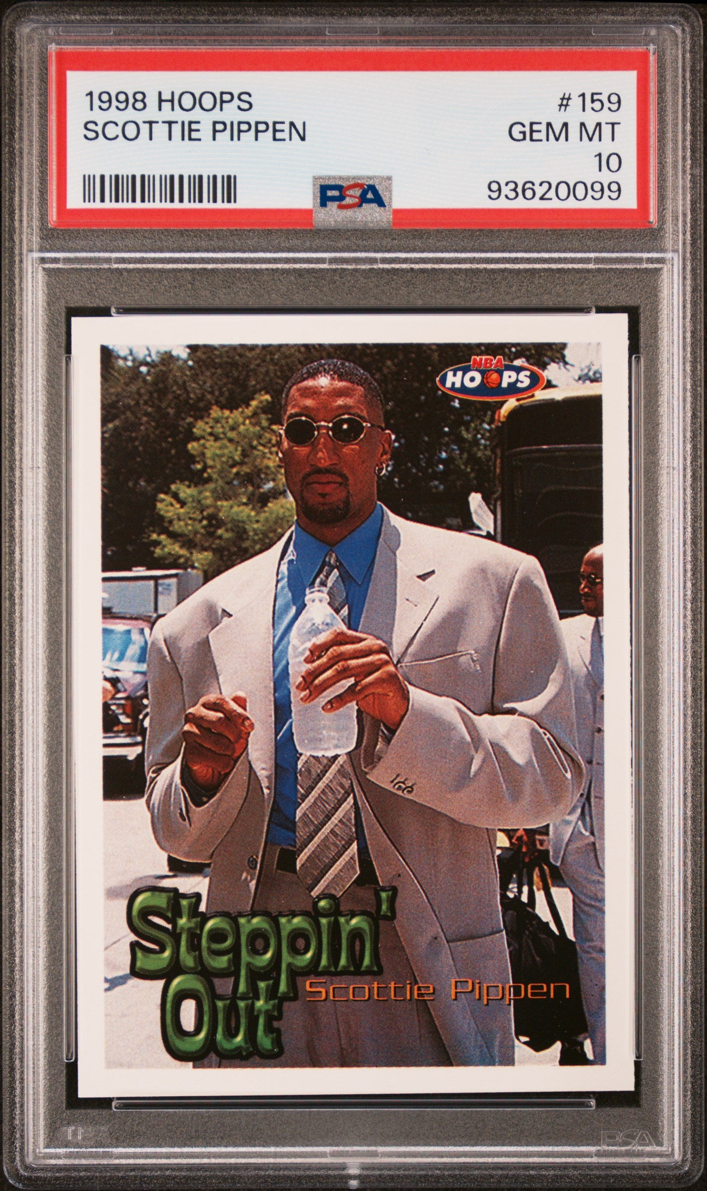 1998 HOOPS Scottie Pippen #159 PSA 10 Graded Basketball Card - Perfect for NBA Collectors, Sports Memorabilia Fans & Investment - Ideal for Display, Gifts & Trading Card Collections