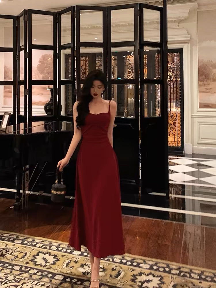 Elegant A-Line Burgundy Prom Dress for Evening Parties & Formal Events - J3260 | Perfect for Homecoming, Dances & Special Occasions