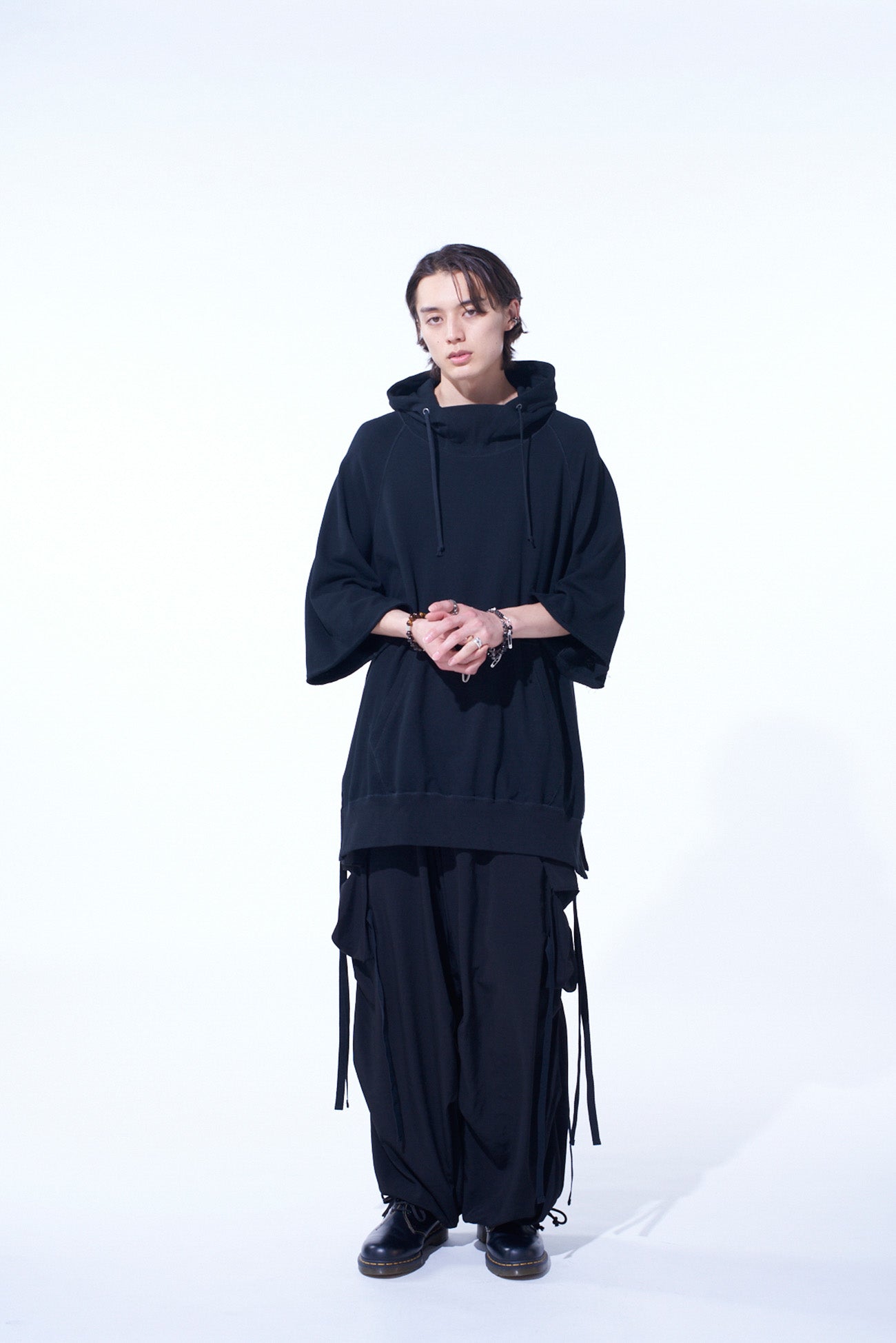 CREPE de CHINE ARMY TECHNO PANTS - Military Style Tactical Pants for Outdoor Adventures & Urban Streetwear