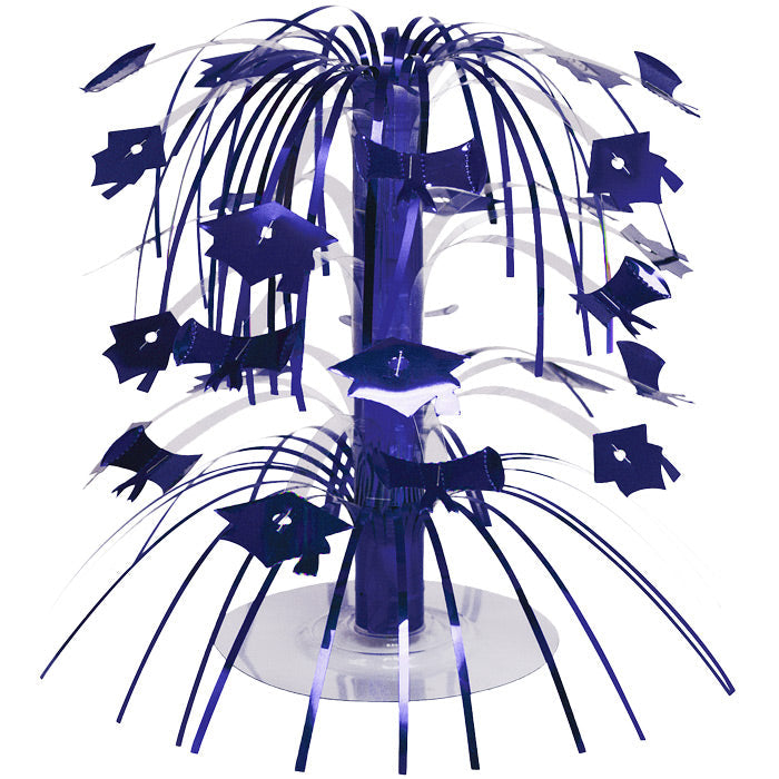 12-Piece Bulk Blue Graduation Centerpieces Set - Elegant Party Decorations for Graduation Ceremonies, School Events & Celebrations