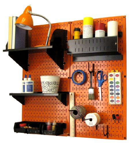 Orange Pegboard Black Accessories