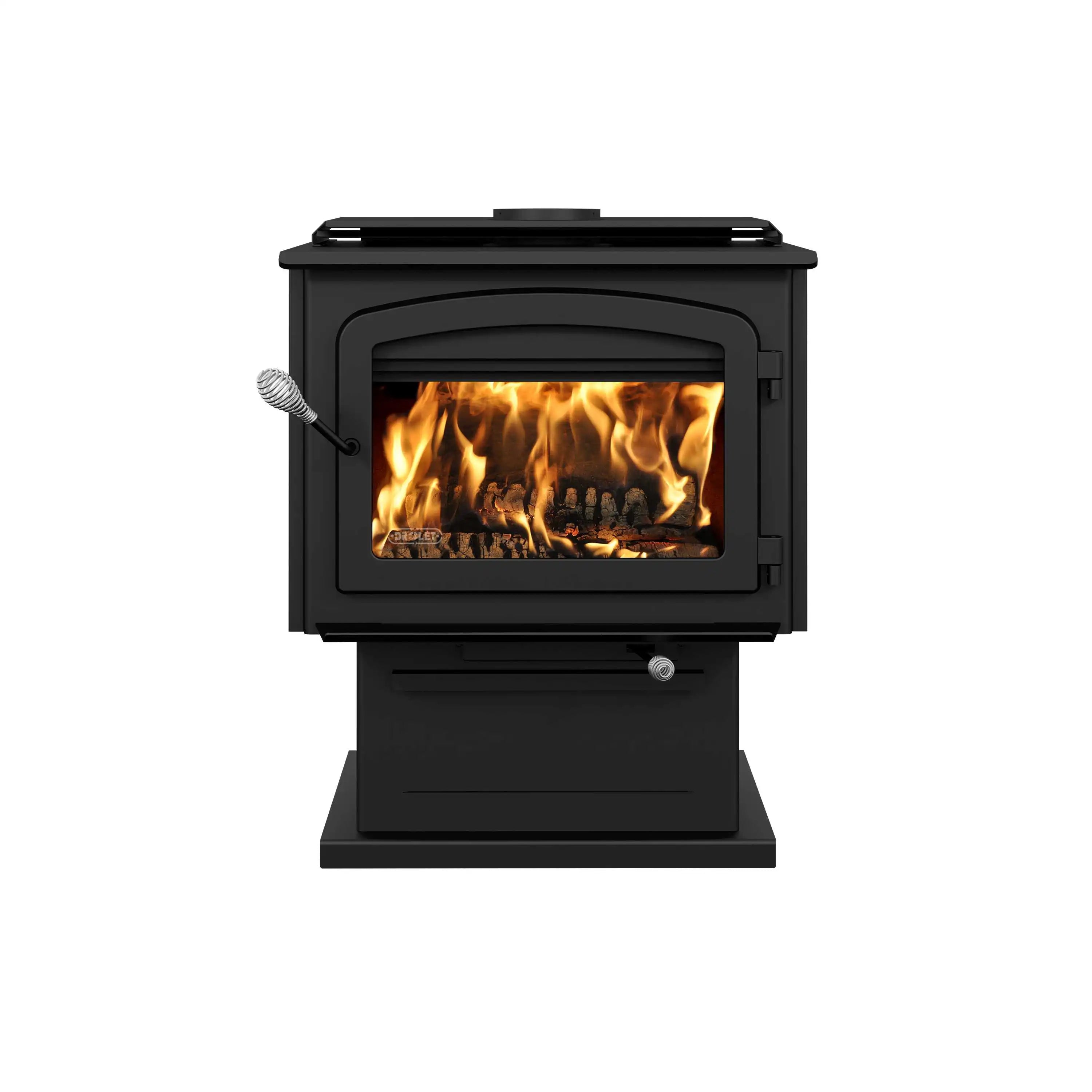 Drolet Escape 2100 EPA Certified Wood Burning Stove - Efficient Heating for Cabins, Homes & Outdoor Living Spaces