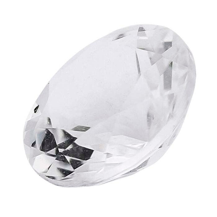 Natural Genuine Arkansas Ice Quartz - White Clear Crystal Quartz Loose Stones 6mm 8mm 10mm Round Cut VVS Quality - Mined and Cut in USA - Perfect for Jewelry Making, Healing Crystals, and Meditation Accessories
