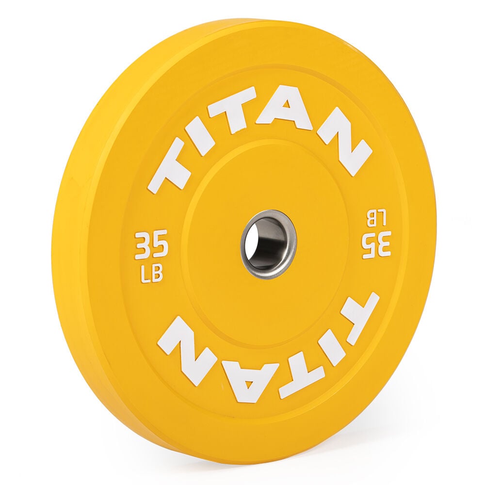 35 LB Single Economy Color Bumper Plate - Scratch and Dent - Perfect for Home Gym & CrossFit Training
