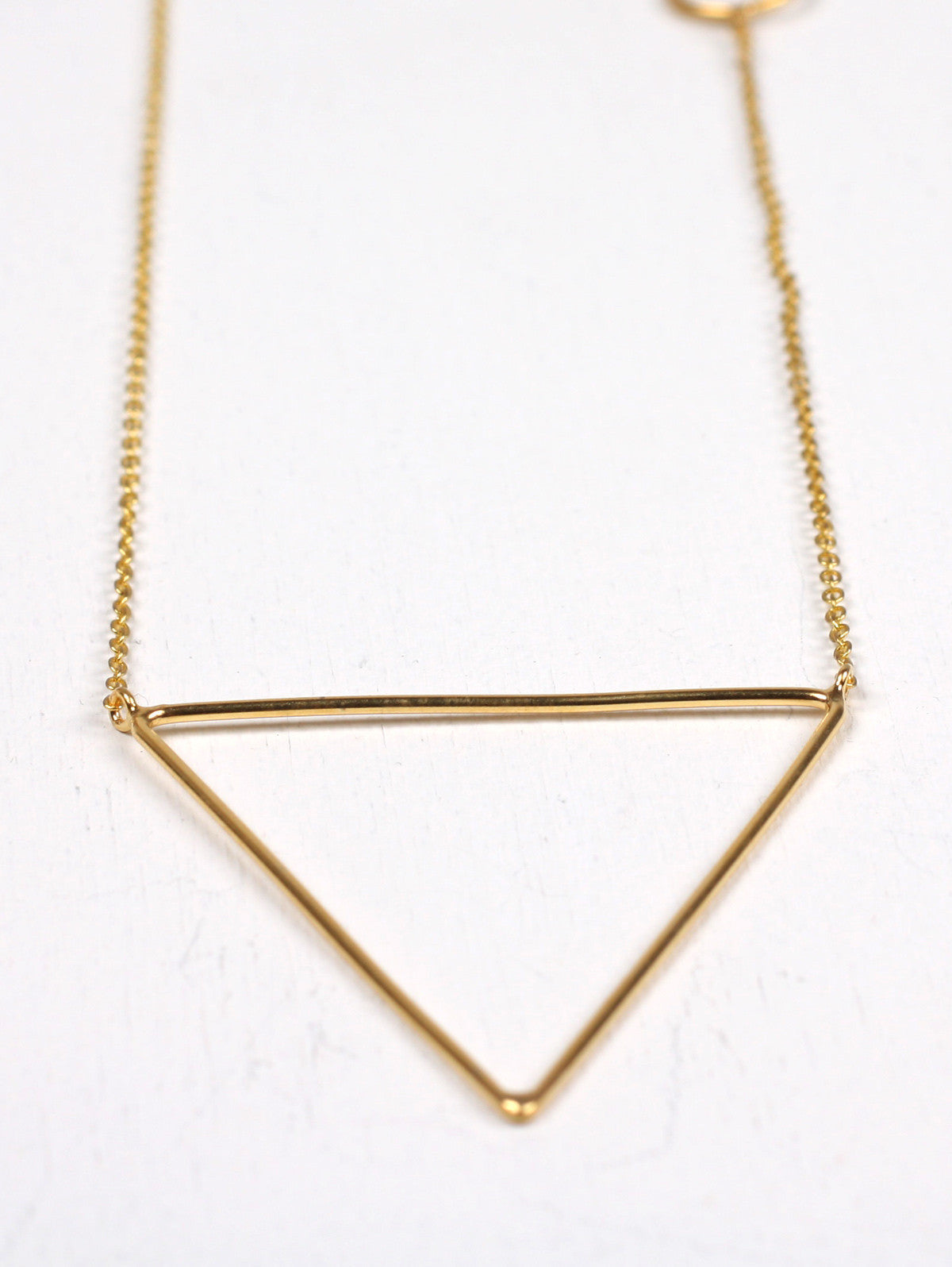 14K Gold Pyramid Necklace for Women - Elegant Layering Pendant for Everyday Wear & Special Occasions