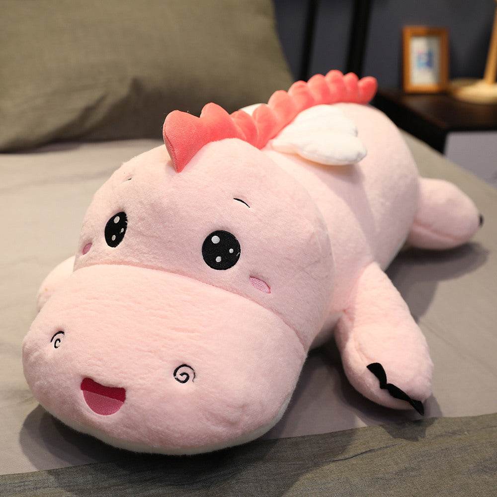 Barney: 4.2ft Giant Dinosaur Body Pillow Plush Toy - Soft Hugging Pillow for Kids & Adults, Perfect for Cuddling, Sleeping, and Home Decor