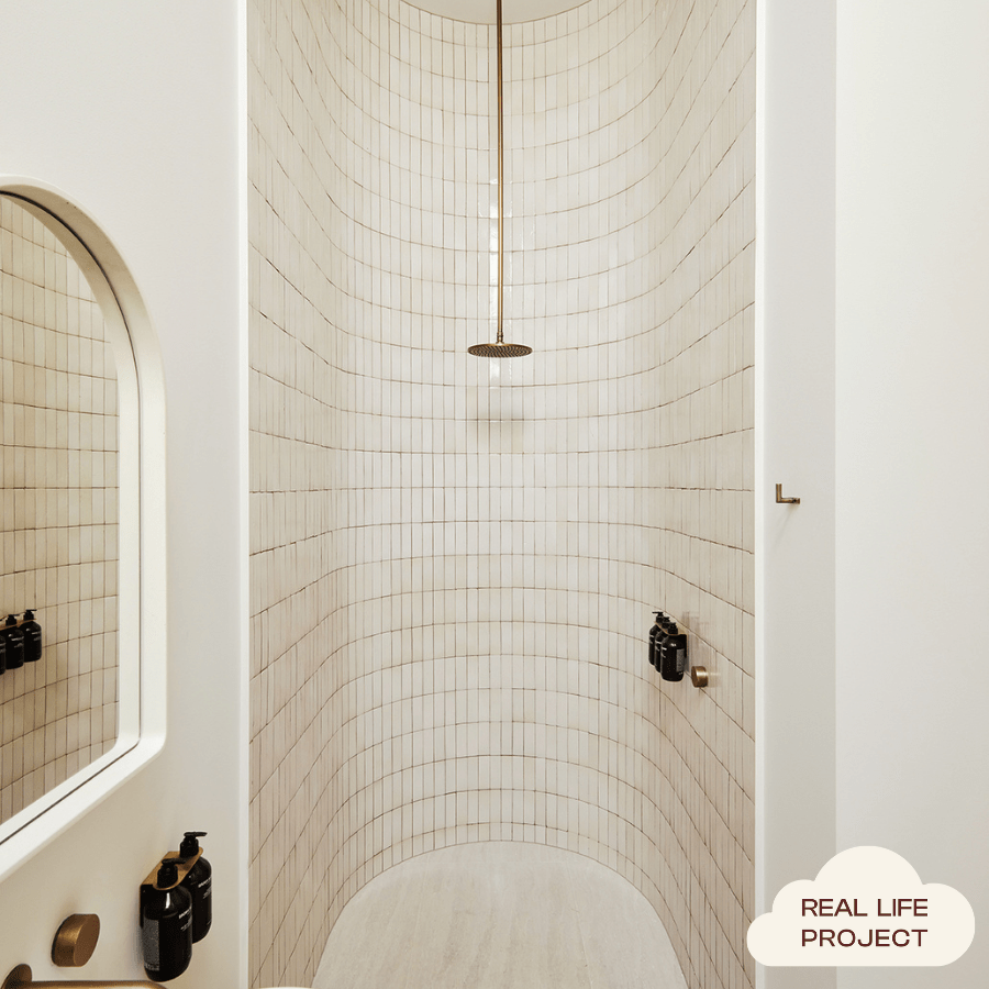 Noosa Gloss Zellige Taupe Tile - Premium Ceramic Wall & Floor Tile for Bathroom, Kitchen Backsplash, and Shower Surrounds
