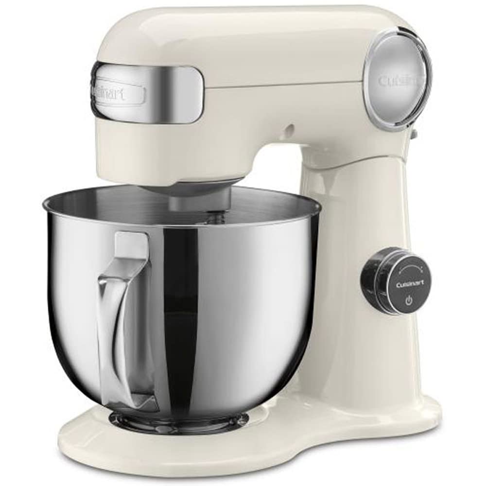 Cuisinart SMD-50CRM Precision Pro 5.5-Quart Digital Stand Mixer with Coconut Cream Bundle - 1 Year CPS Enhanced Protection Plan - Perfect for Baking, Mixing Dough & Whipping Cream at Home