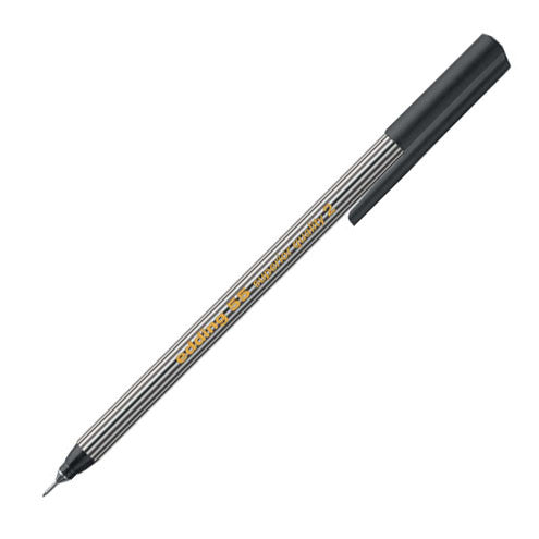 edding 55 Fine Line Permanent Marker - Black Ink, Waterproof & Fade-Resistant for Art, Labeling & Office Use
