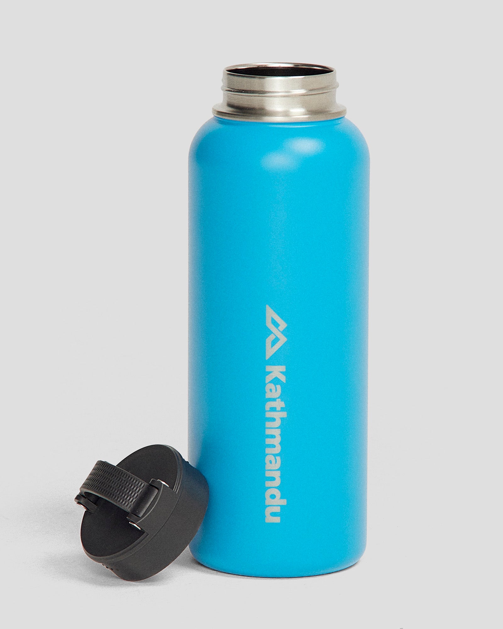 Insulated 1.2L Water Bottle with Carry Handle - Leak Proof Stainless Steel Thermos for Hot & Cold Beverages - Perfect for Hiking, Gym, Office & Outdoor Activities
