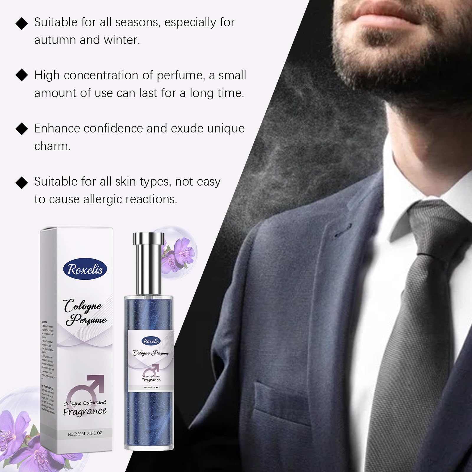 Best Men's Cologne Perfume - Premium Long-Lasting Fragrance for Men | Perfect for Date Night, Office & Special Occasions