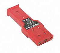 8 Inch Red Polarized Plug - Heavy Duty Electrical Connector for Home Appliances, Power Tools, and Outdoor Equipment