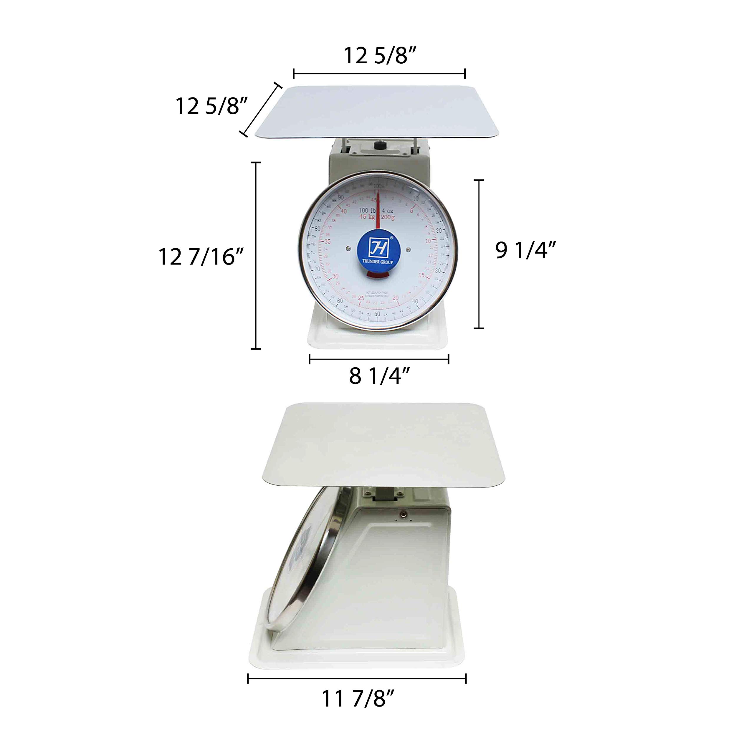 Thunder Group SCSL007 Digital Kitchen Scale - Precise Food Weight Measurement for Cooking, Baking & Portion Control | Perfect for Home & Commercial Use