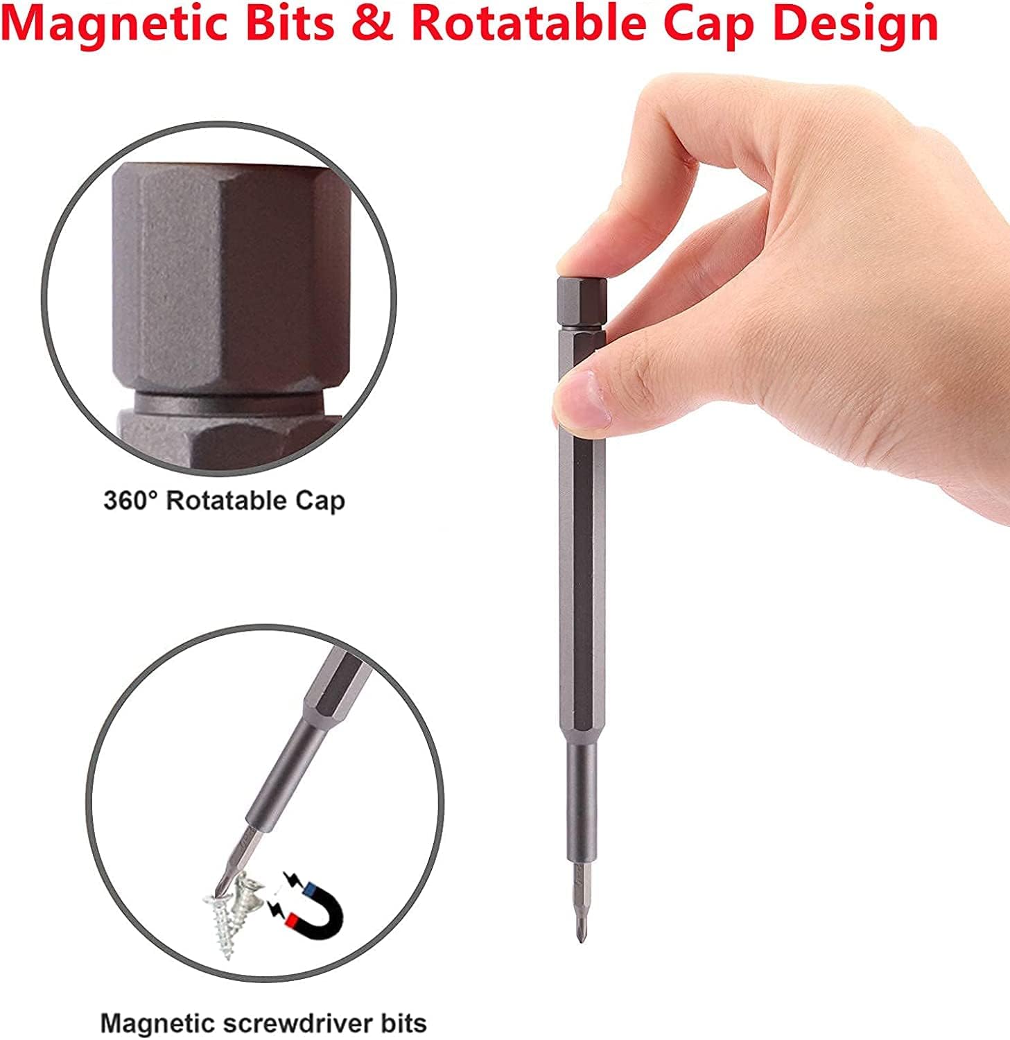 24 in 1 Precision Screwdriver Set with Magnetic Bits - Professional Mini Repair Tool Kit for Electronics, Smartphones, Tablets, Laptops & Home Appliances - Perfect for DIY, Tech Repairs & Small Fixes