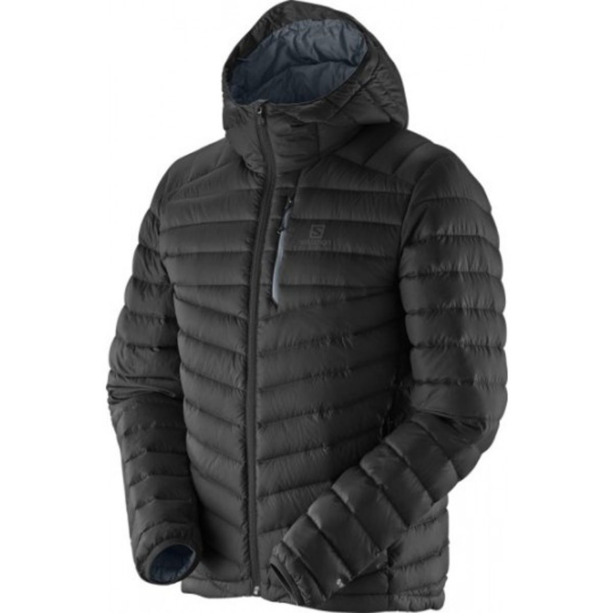 Salomon Women's Halo Hooded Down Puffer Jacket - Lightweight Warm Winter Coat for Hiking, Skiing & Outdoor Activities