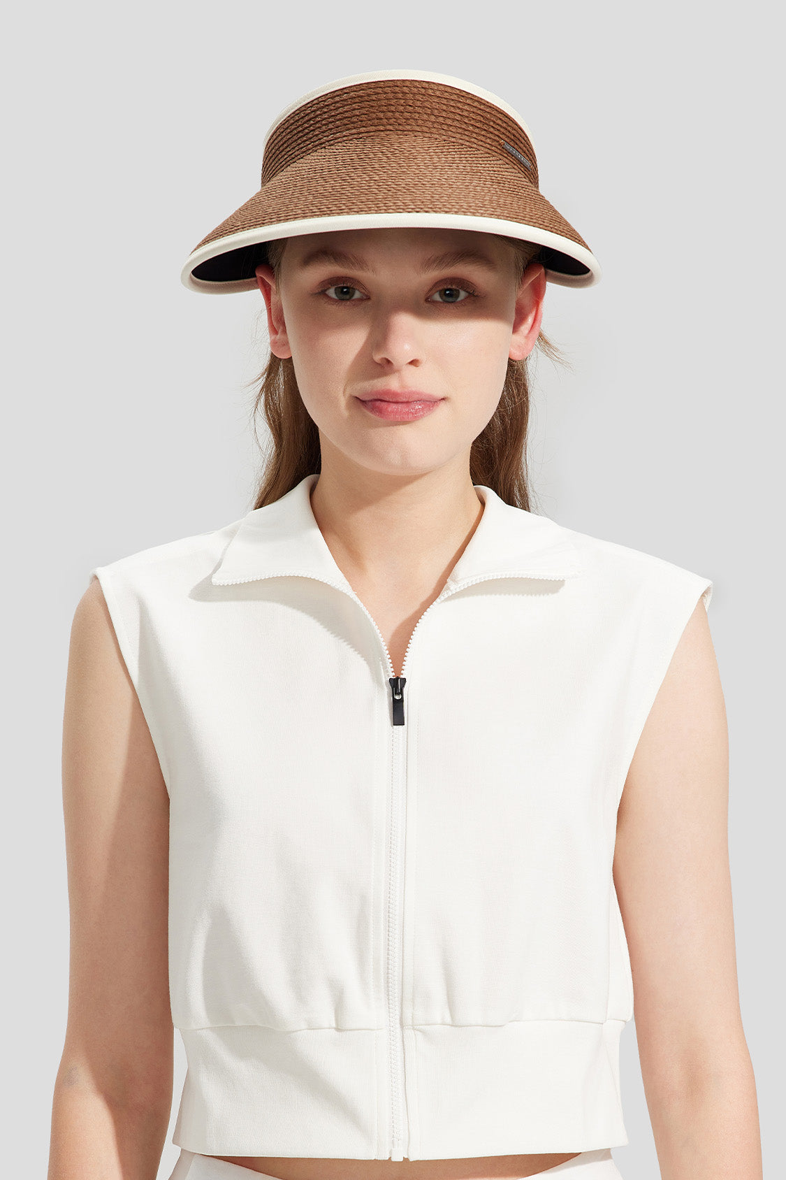 Raffia Women's Straw Sun Hat UPF50+ Wide Brim Beach Hat for Summer Outdoor Activities - Perfect for Beach, Pool, Gardening, and Travel
