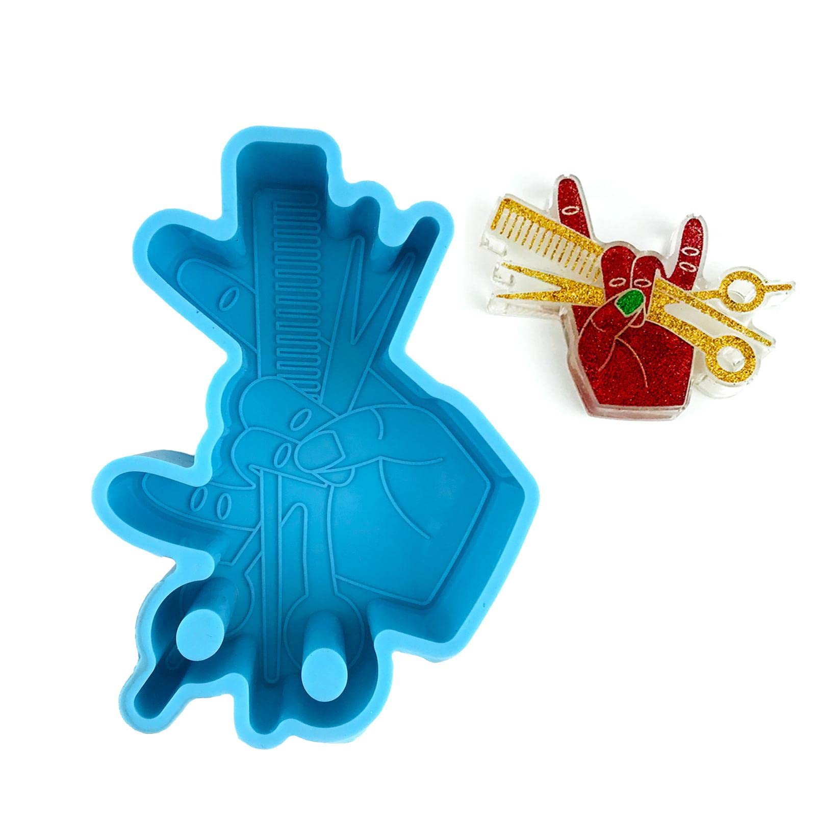Heart-Shaped Car Air Freshener Molds - Cow Silicone Molds for DIY Aromatherapy, Epoxy Resin, Soap & Candle Making - Perfect for Car Fresheners, Pendants & Home Decor Gifts