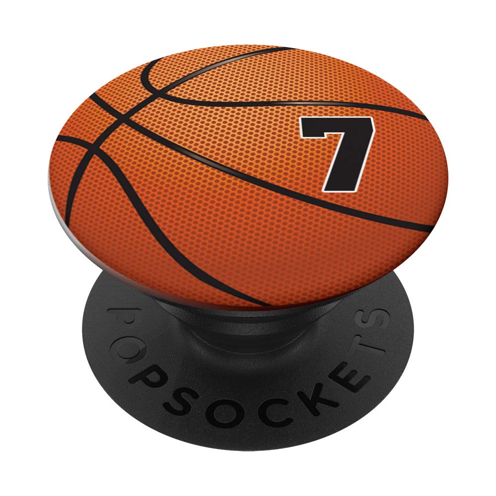 #7 Basketball Jersey Fan Gift - Custom Pop Grips for Phone & Keys | Perfect for NBA Games, Fan Events & Sports Enthusiasts