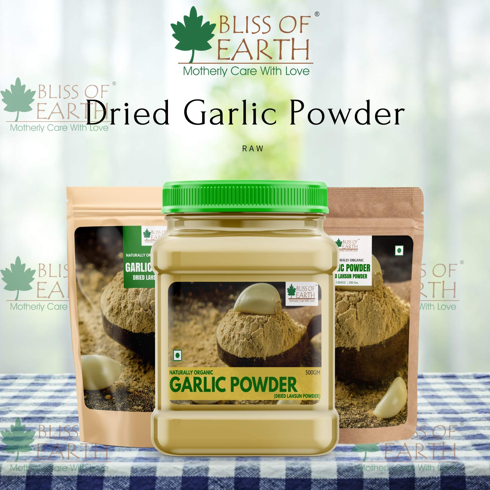 Organic Garlic Powder 500g - All Natural, Dried for Cooking | Perfect for Seasoning, Sauces & Homemade Spice Blends
