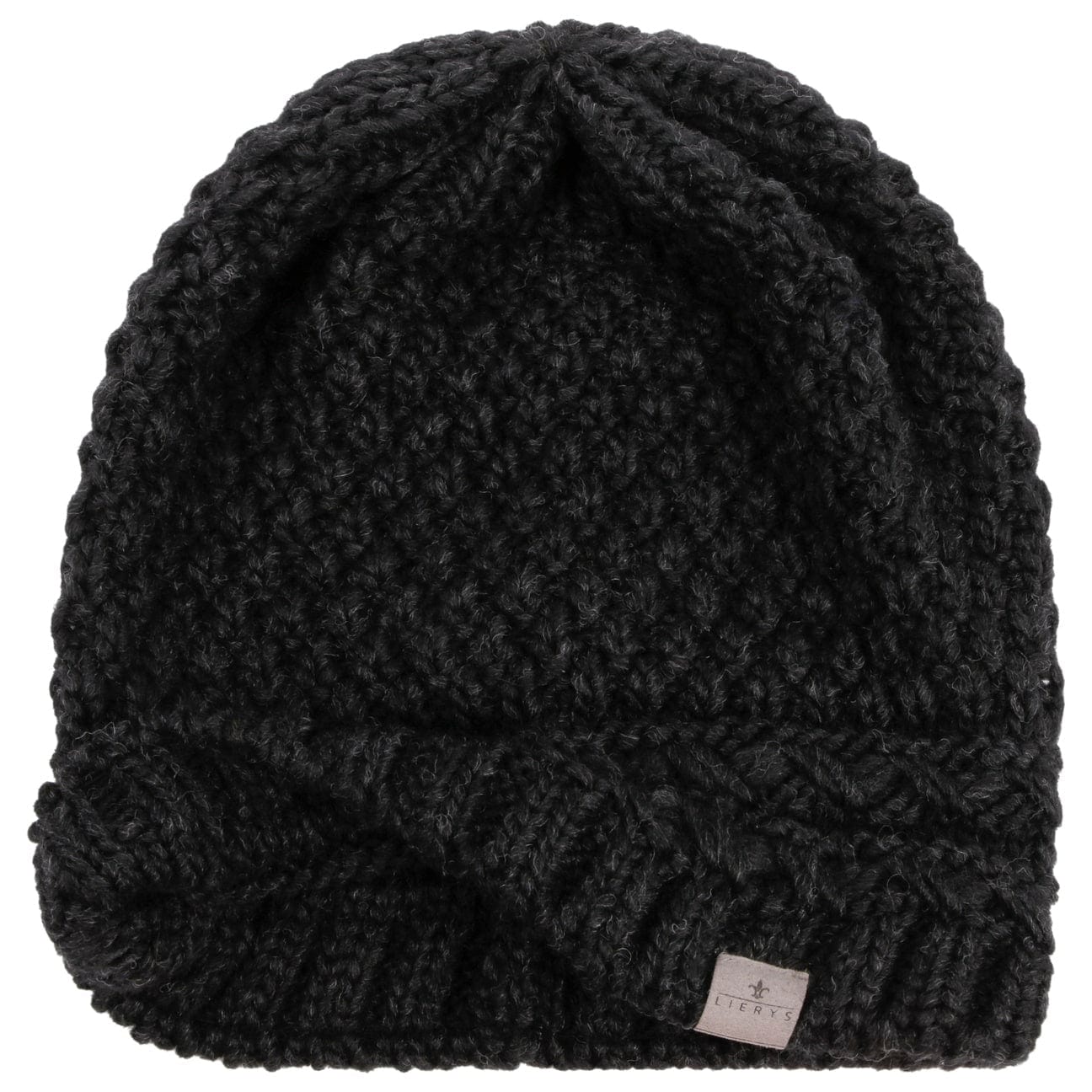 Lierys Pinea Oversize Knit Hat - Soft Chunky Cable Knit Beanie for Women & Men | Winter Warm Wool Hat for Outdoor Activities, Skiing & Snowboarding